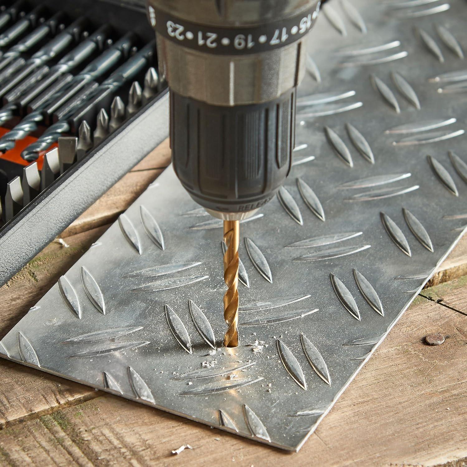 Black - VonHaus - VonHaus 246 Piece Screwdriver Bit & Drill Bit Set - 5