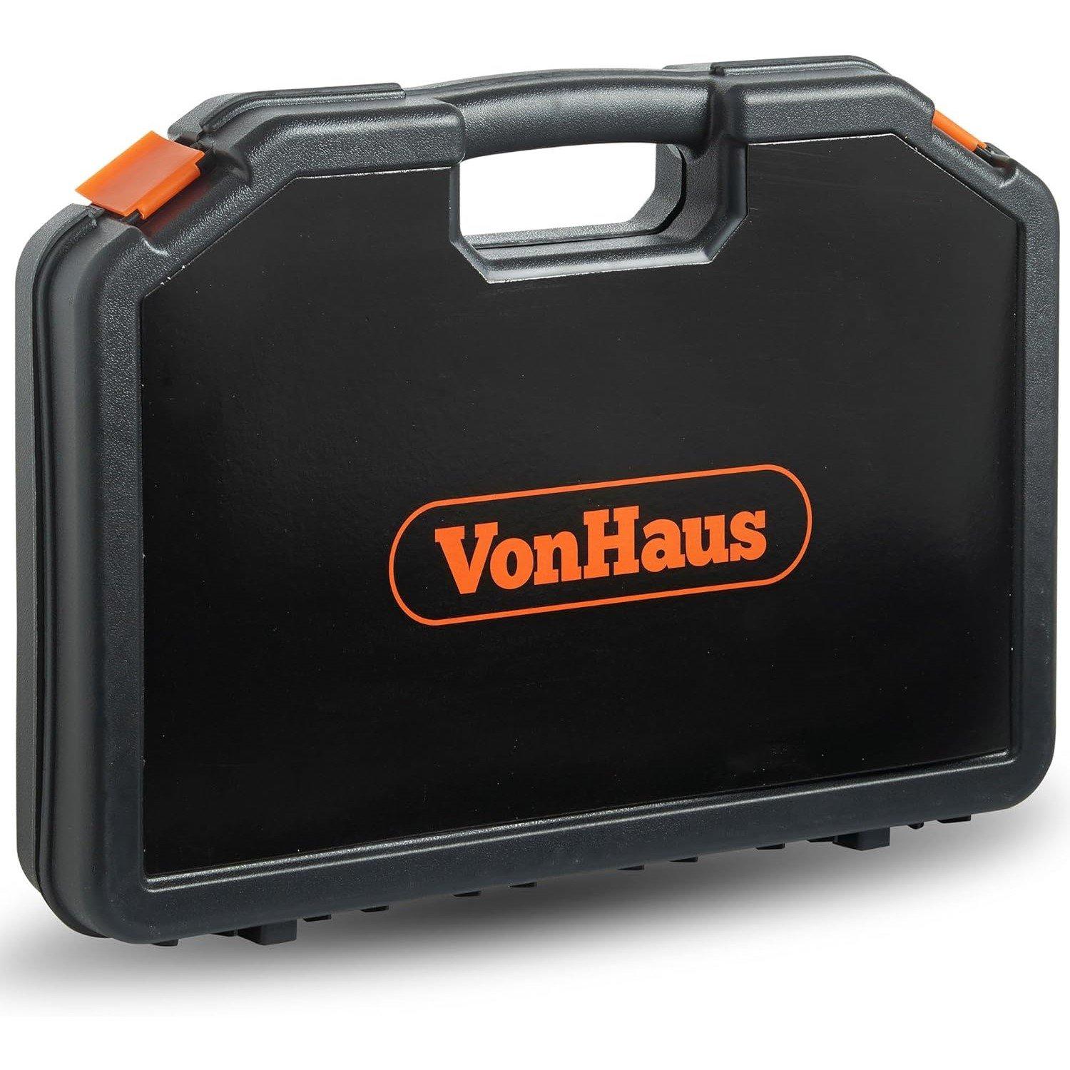 Black - VonHaus - VonHaus 246 Piece Screwdriver Bit & Drill Bit Set - 9