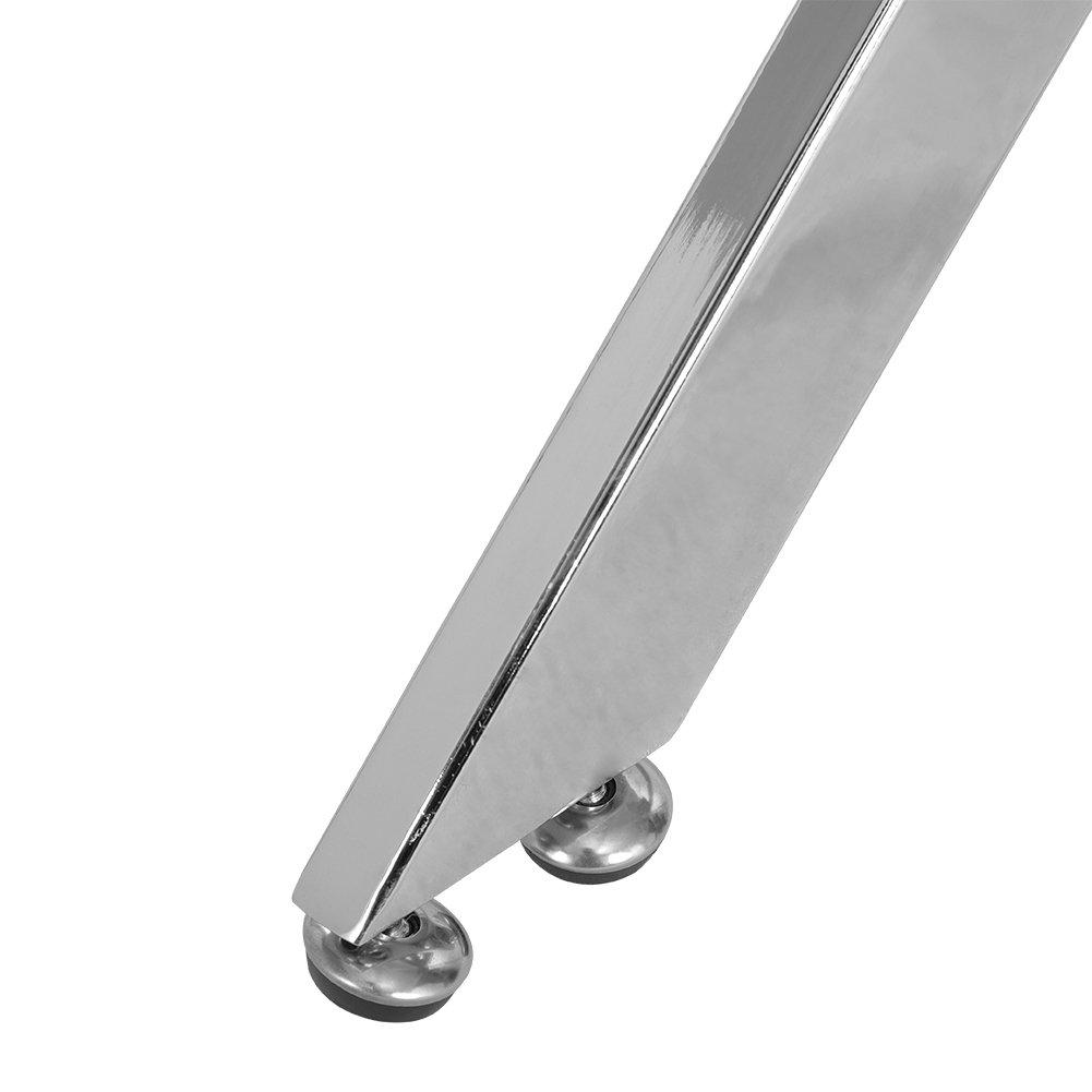 Silver - Kabinet UK - Modern Tempered Glass Coffee Table - 5