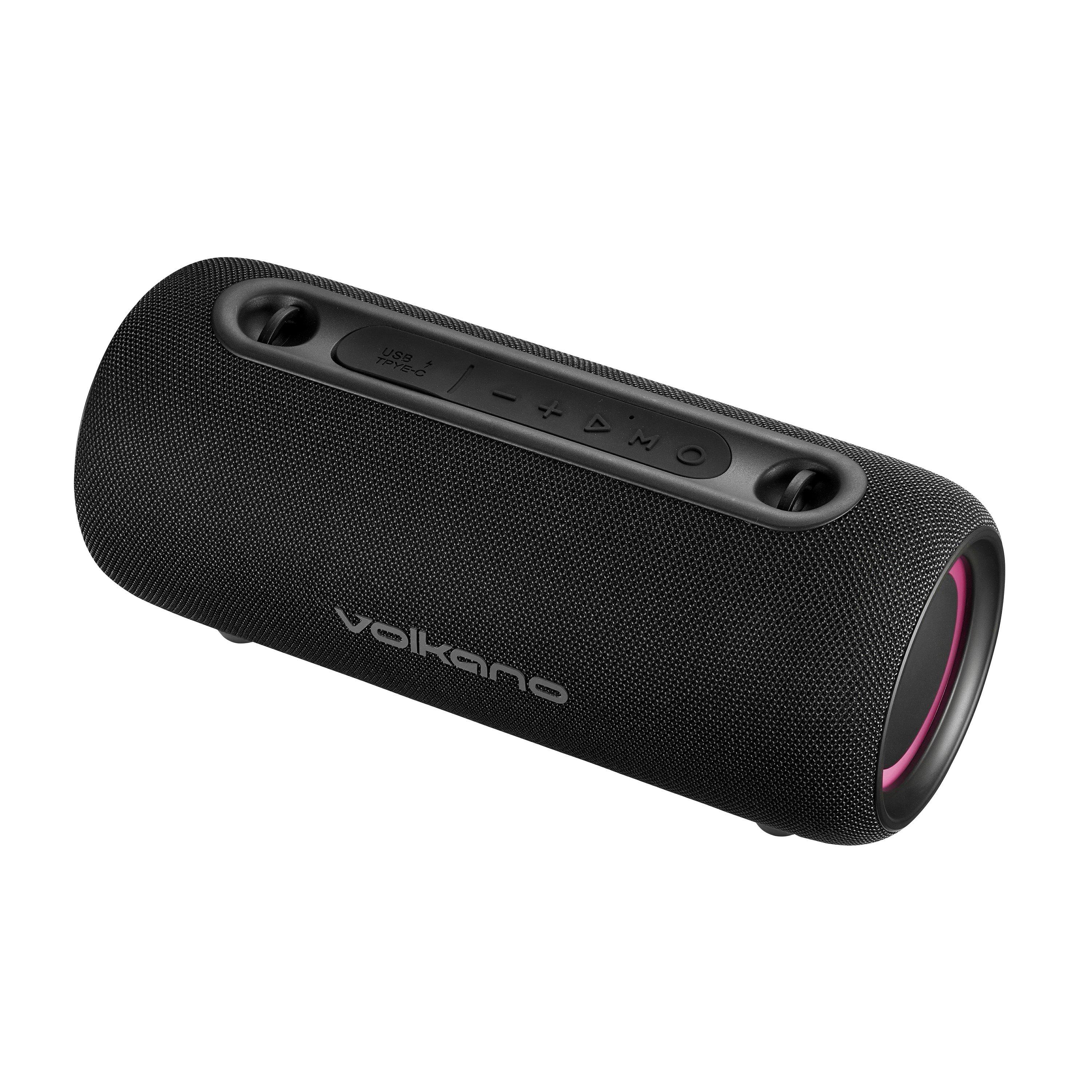 Black - Volkano - Volkano Mamba Bluetooth Portable FM Radio Speaker - 2