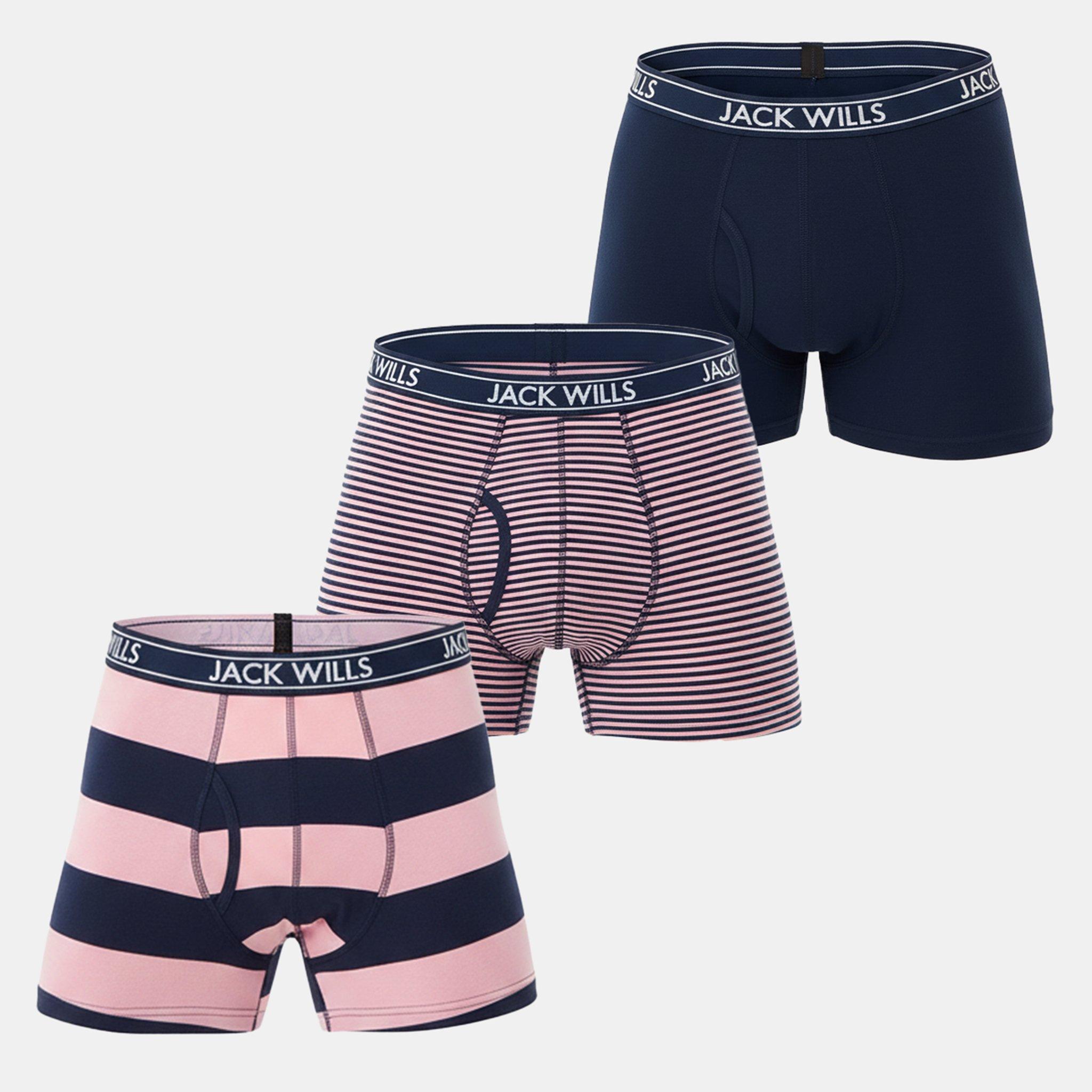 Jack Wills Men's Pink Jw Daundley Boxers 3 Pack in Size XS, Sports Direct - Image 2