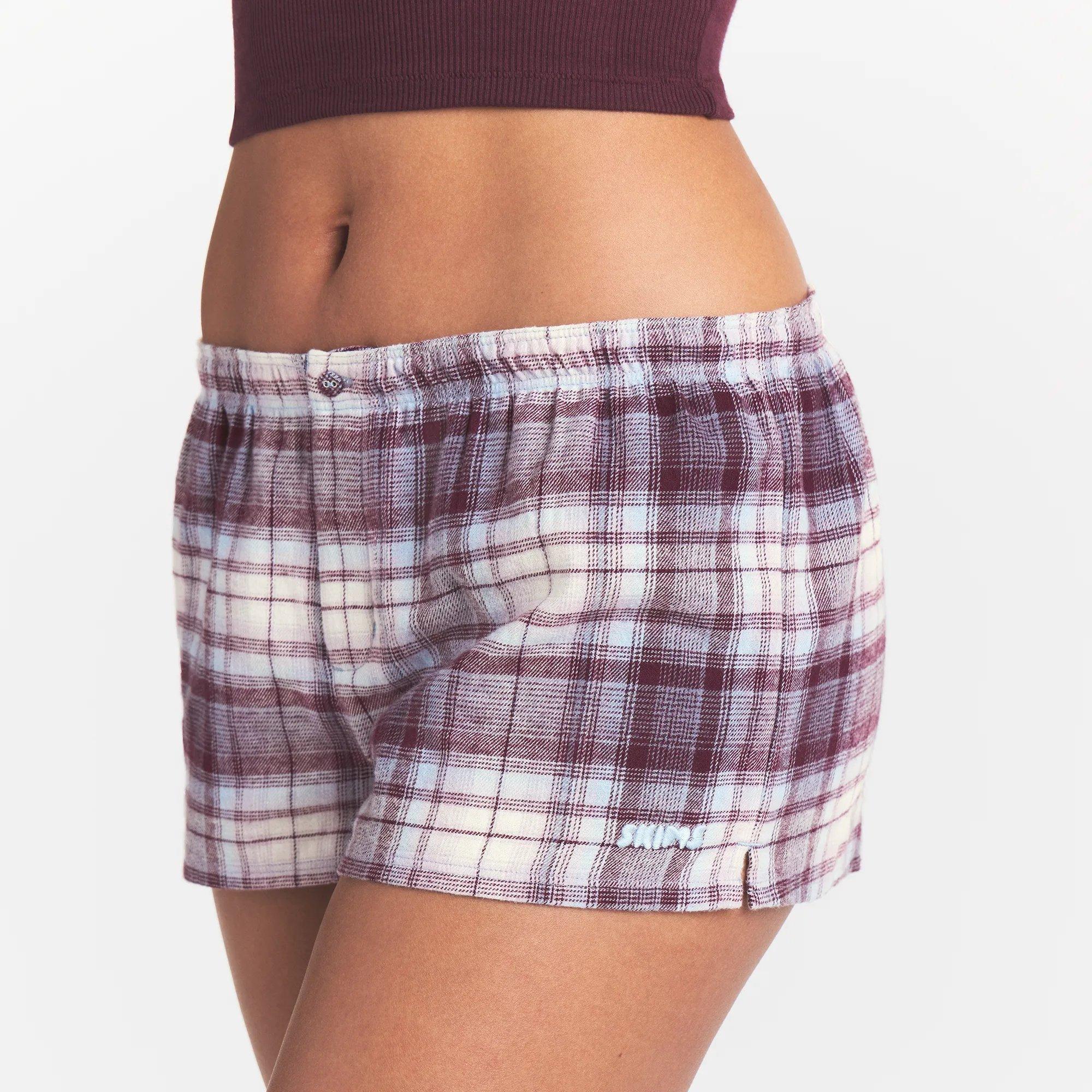 Iris Plaid - SKIMS - SKIMS Sleep Boxer Sh Ld63 - 1