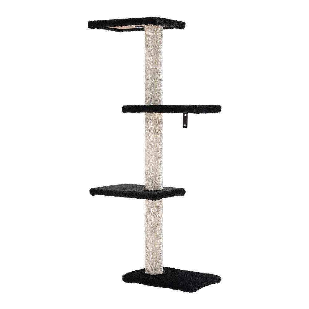 Black - KIDKID PET - Cat Tree Set with Hammock and Jumping Platform - 4