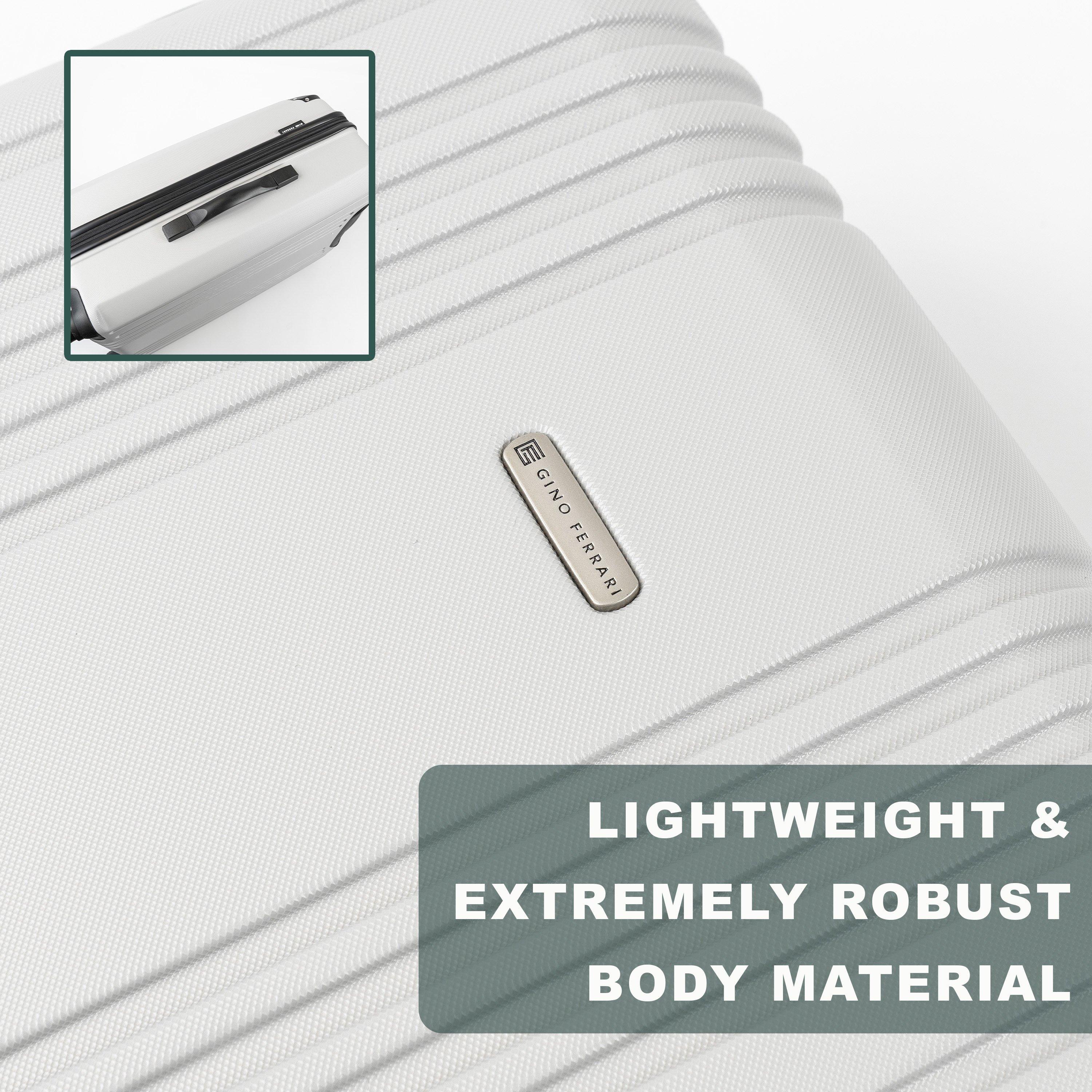 Grey Gfl003-03 - Gino Ferrari - Lightweight Hard Shell Business Travel Suitcase - 8