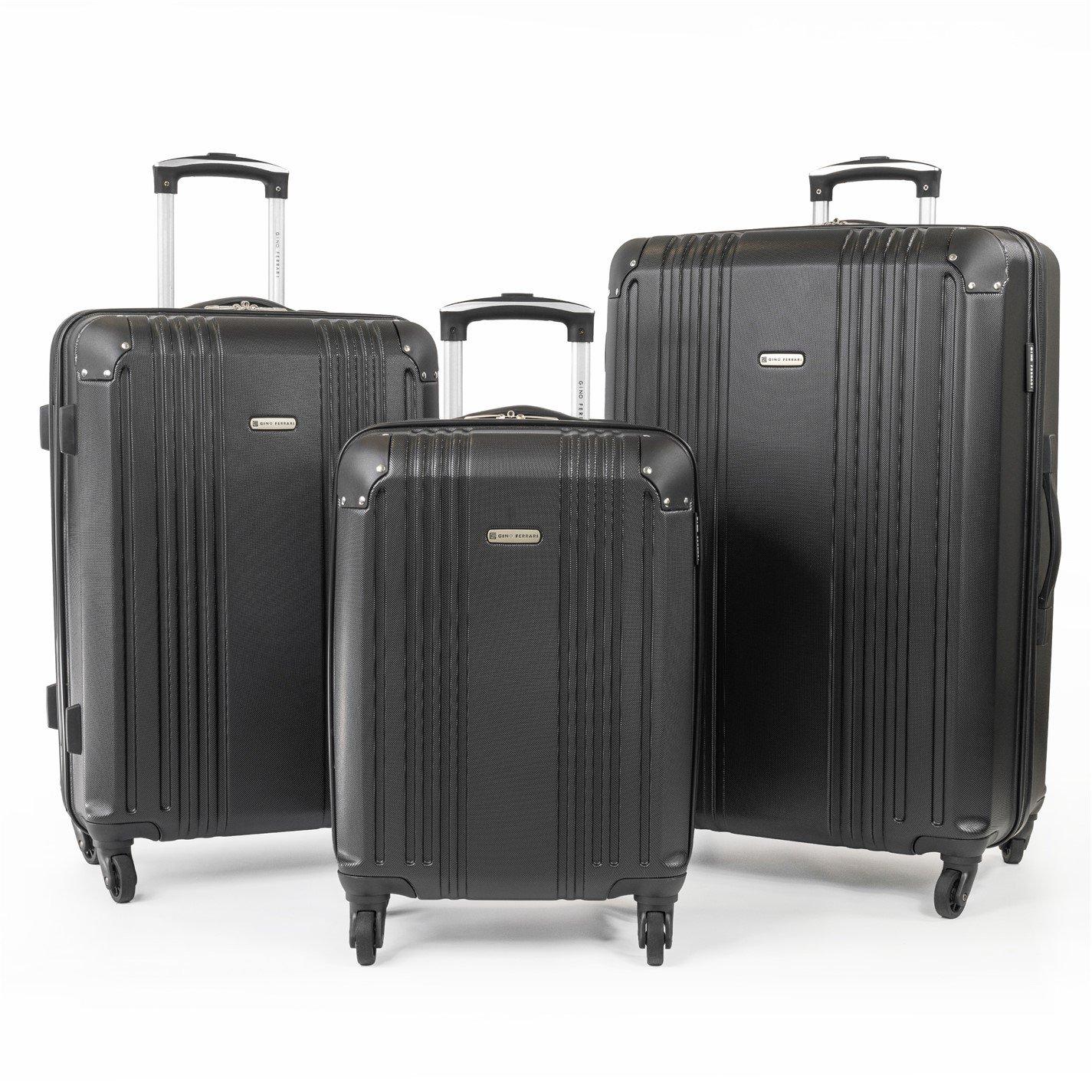 Black - Gino Ferrari - Valor lightweight Suitcase Hard Shell Luggage - 2