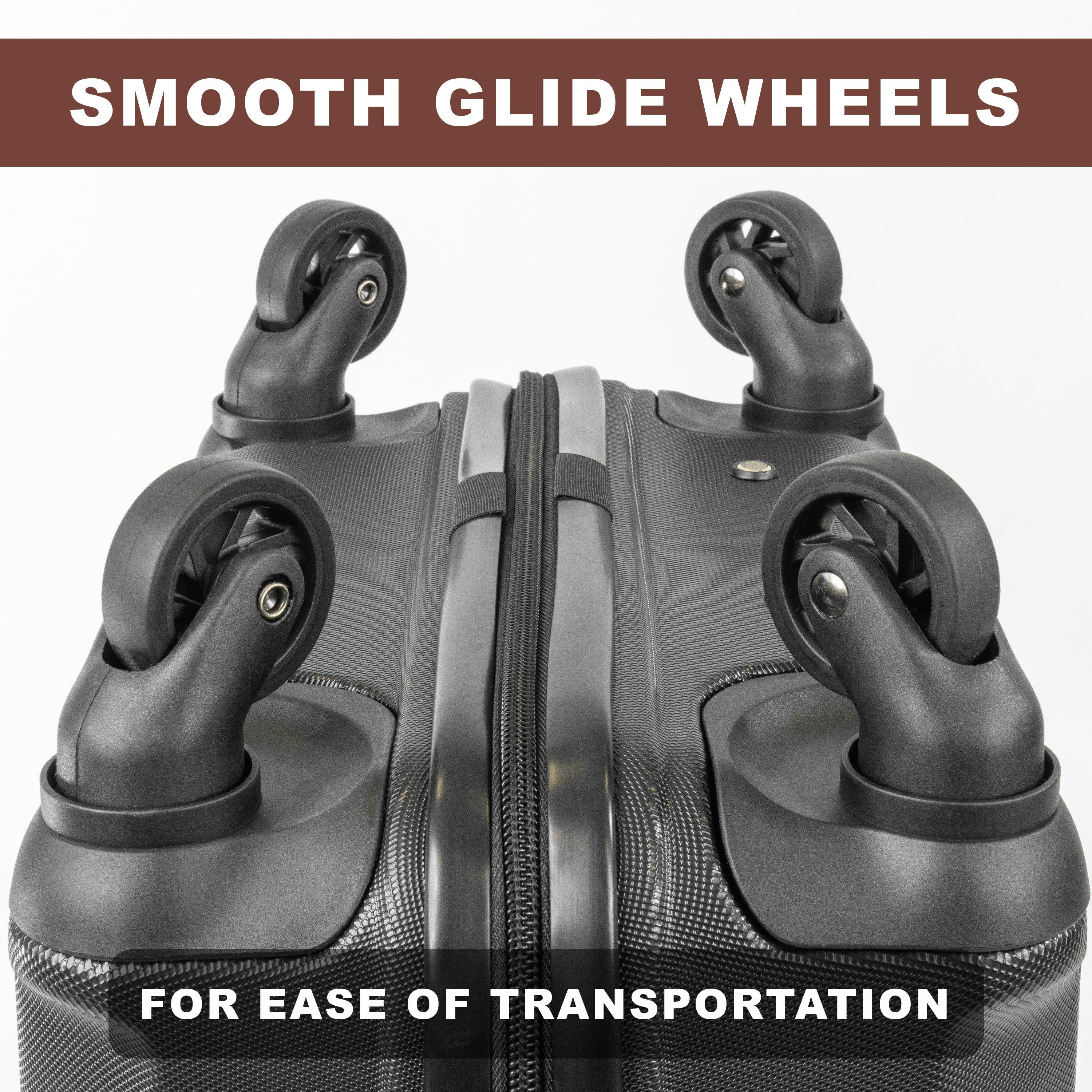 Gino Ferrari | Lightweight Hard Shell Business Travel Suitcase | Hard ...