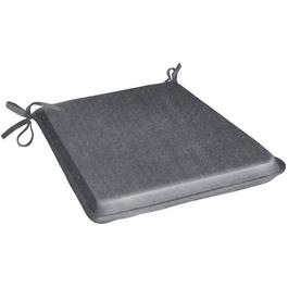 Alan Symonds Plain Grey A Shape Seat Pad Pair
