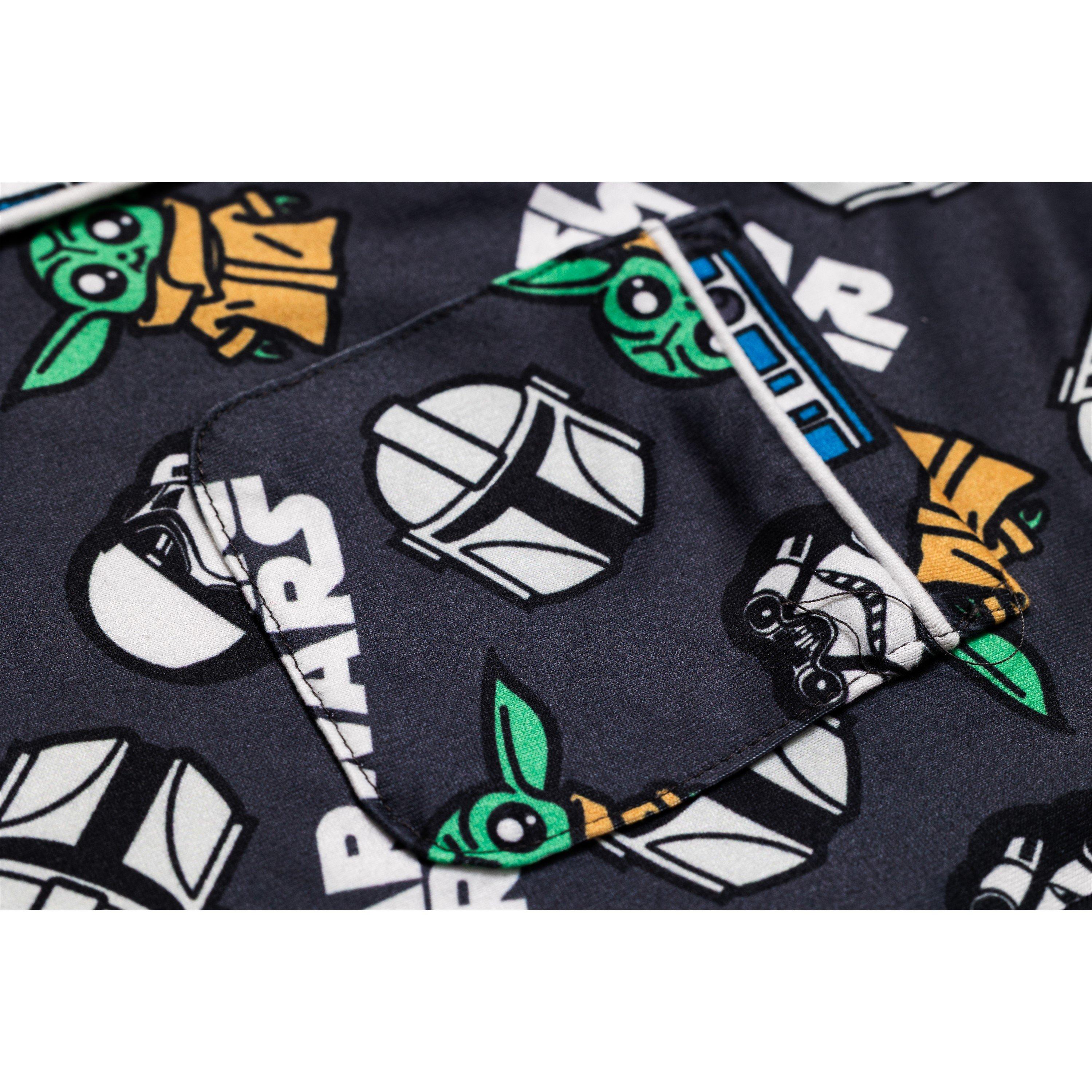 Star Wars - Character - Mens Disney Button Pyjamas - 5