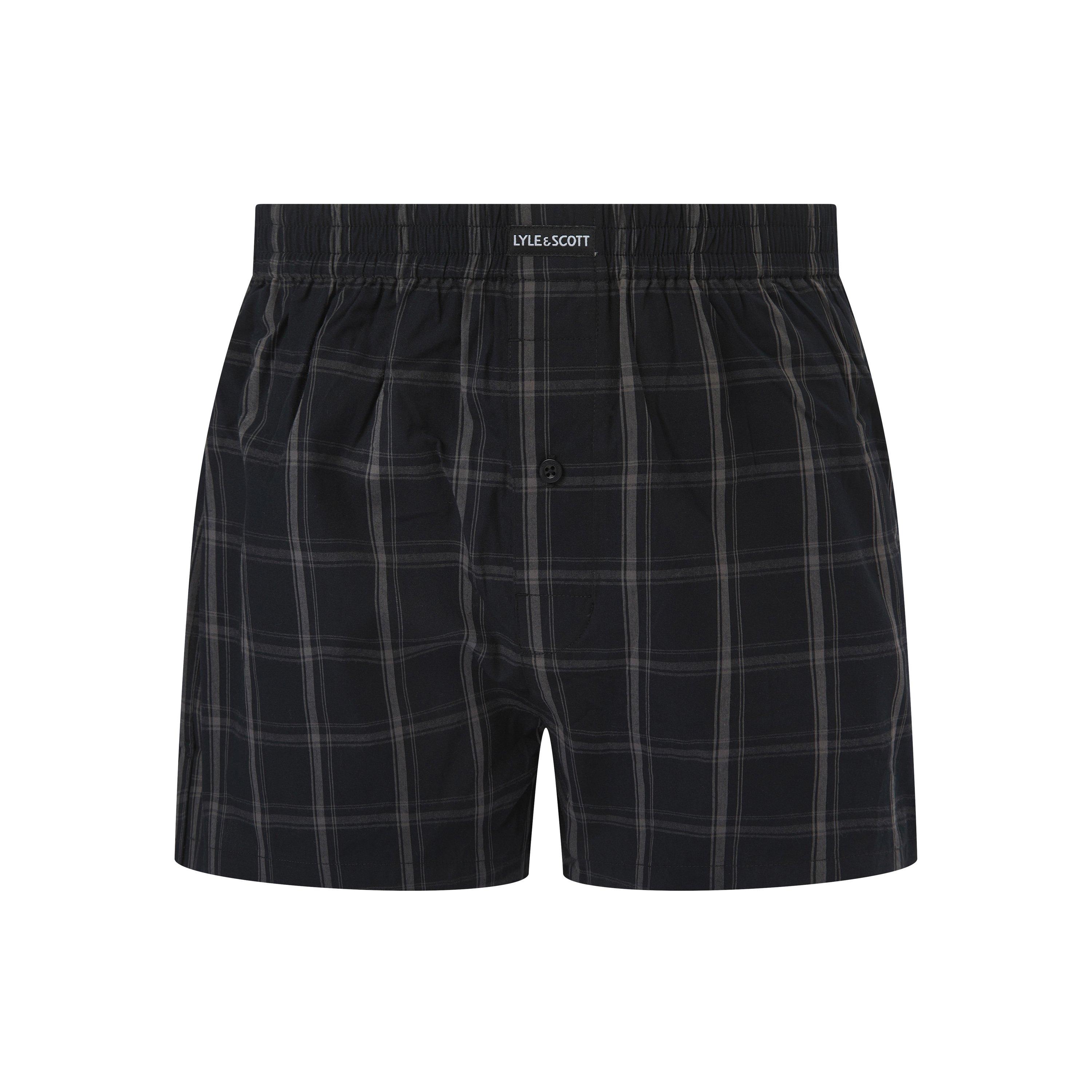 Chk Blk Strp - Lyle and Scott - Lyle 3 Pk Boxer Sn99 - 3