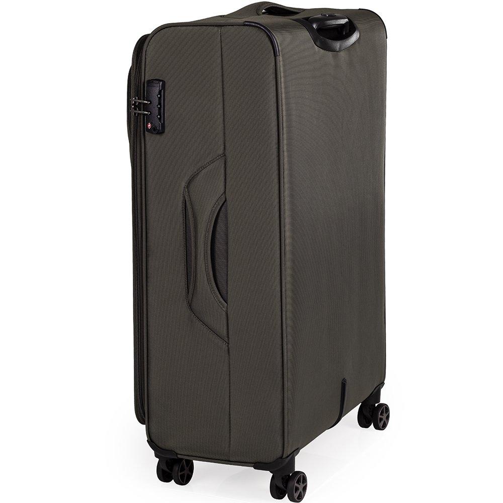 Green - Gino Ferrari - Omis Lightweight Suitcase Soft Shell Luggage - 5