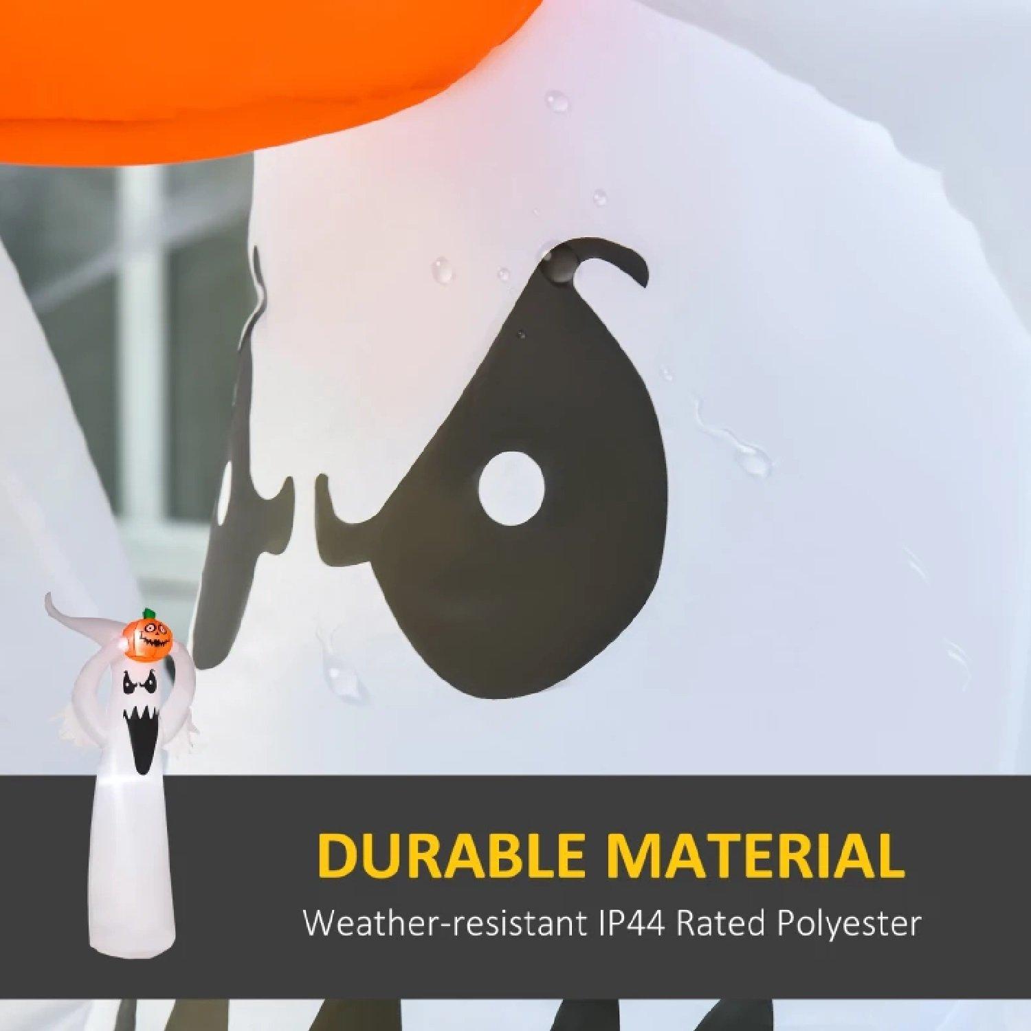 Multi - HOMCOM - Halloween - Inflatable Halloween Ghost 1.8m - 5