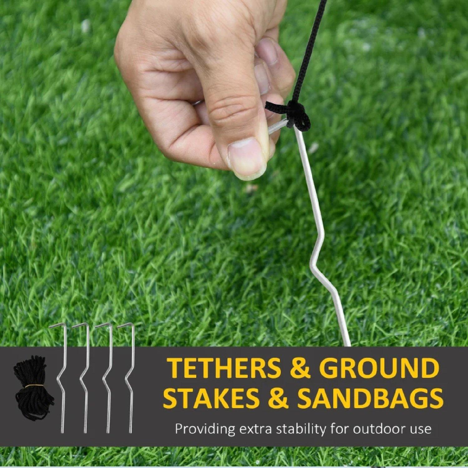 Multi - HOMCOM - Halloween - Inflatable Halloween Ghost 1.8m - 7