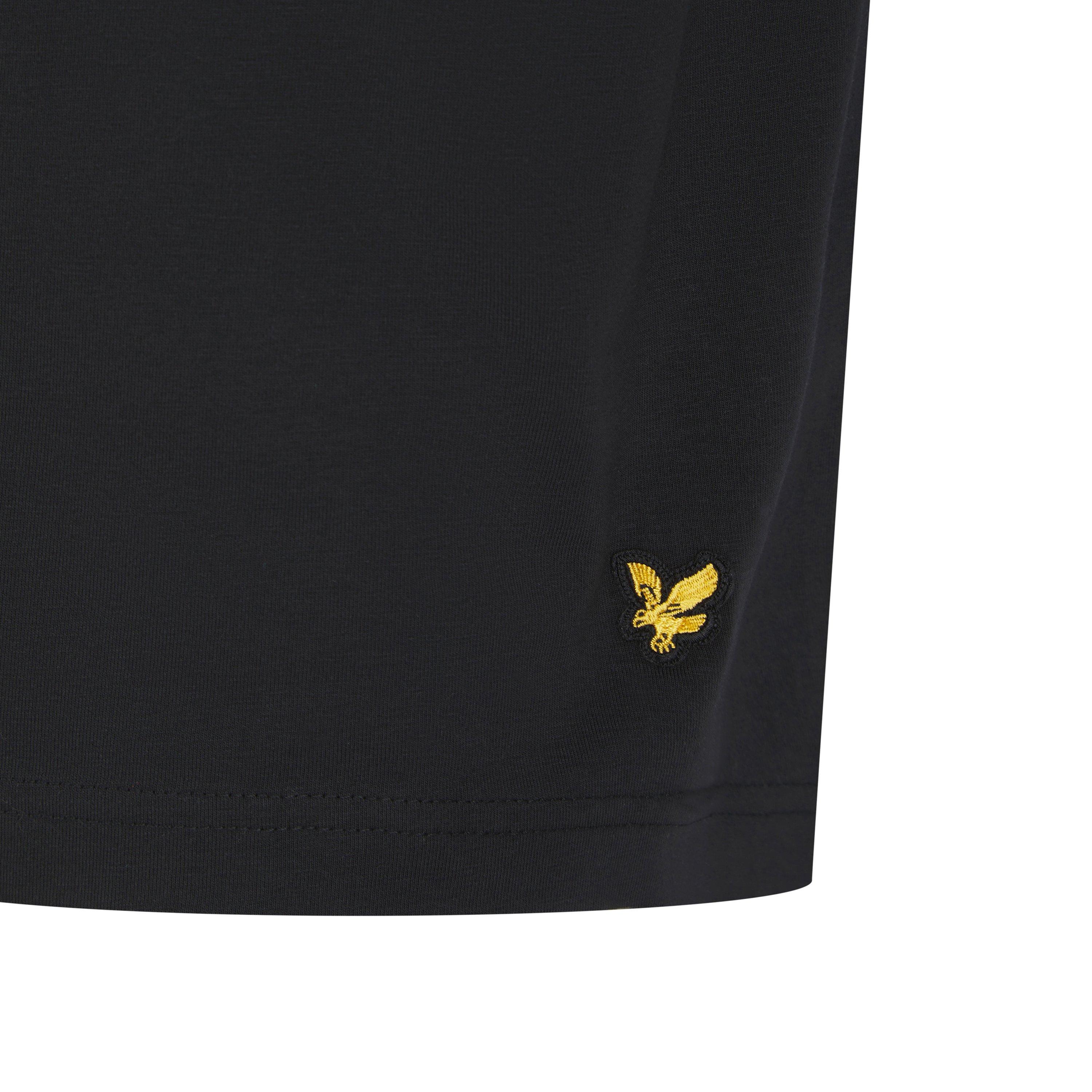 Black - Lyle and Scott - Men's Short Sleeve Pyjama Top - 3