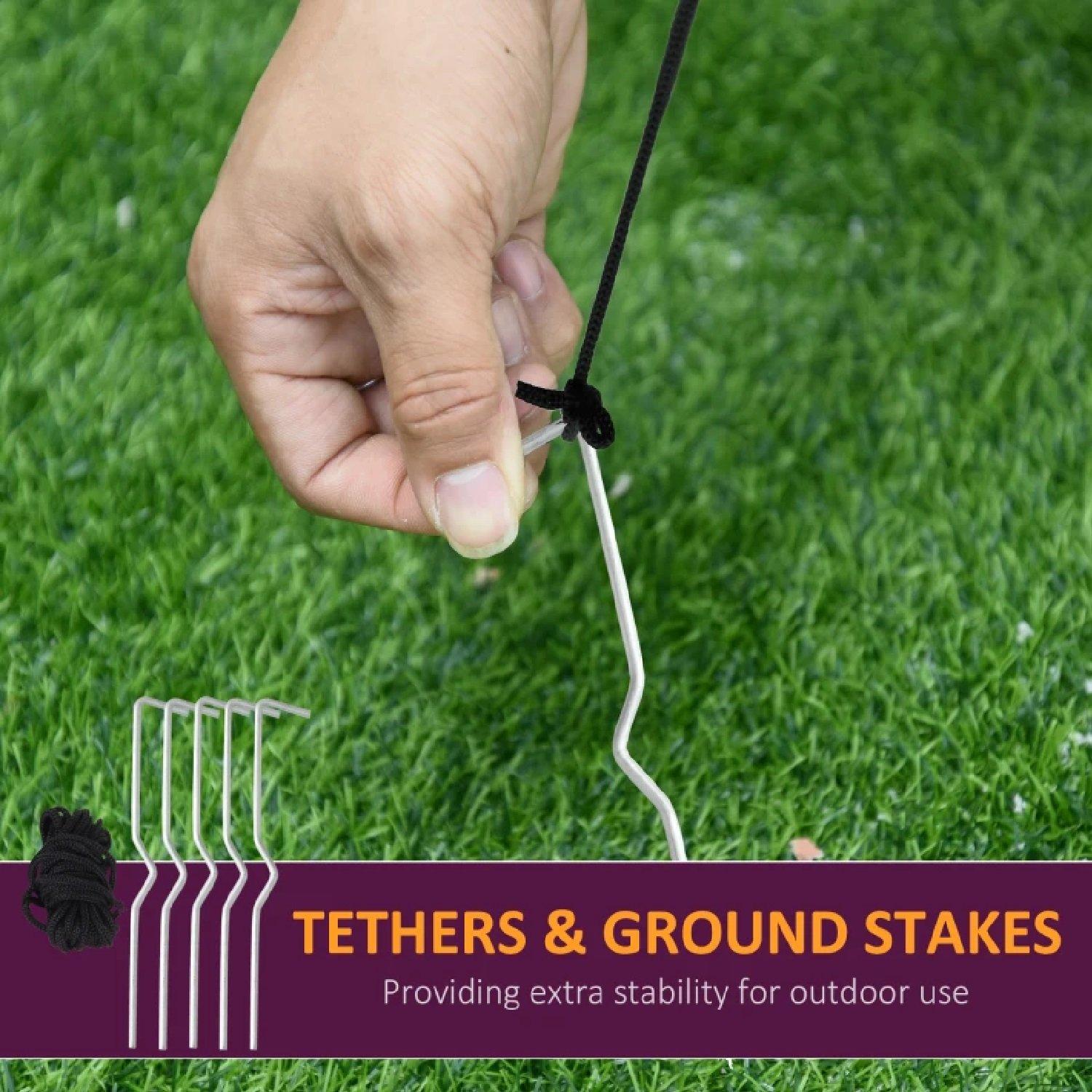 Multi - HOMCOM - - Inflatable Halloween 1.8m Ghost - 6