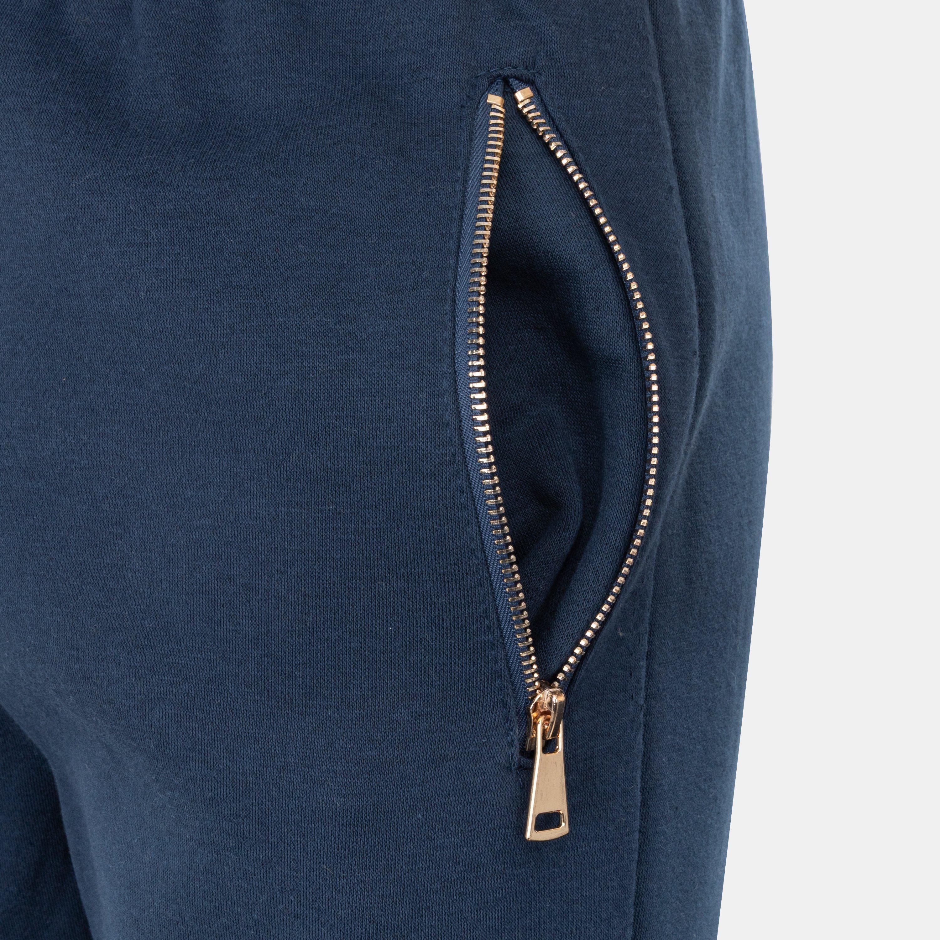 Navy - Firetrap - Hood Shirt and short Set Mens - 7