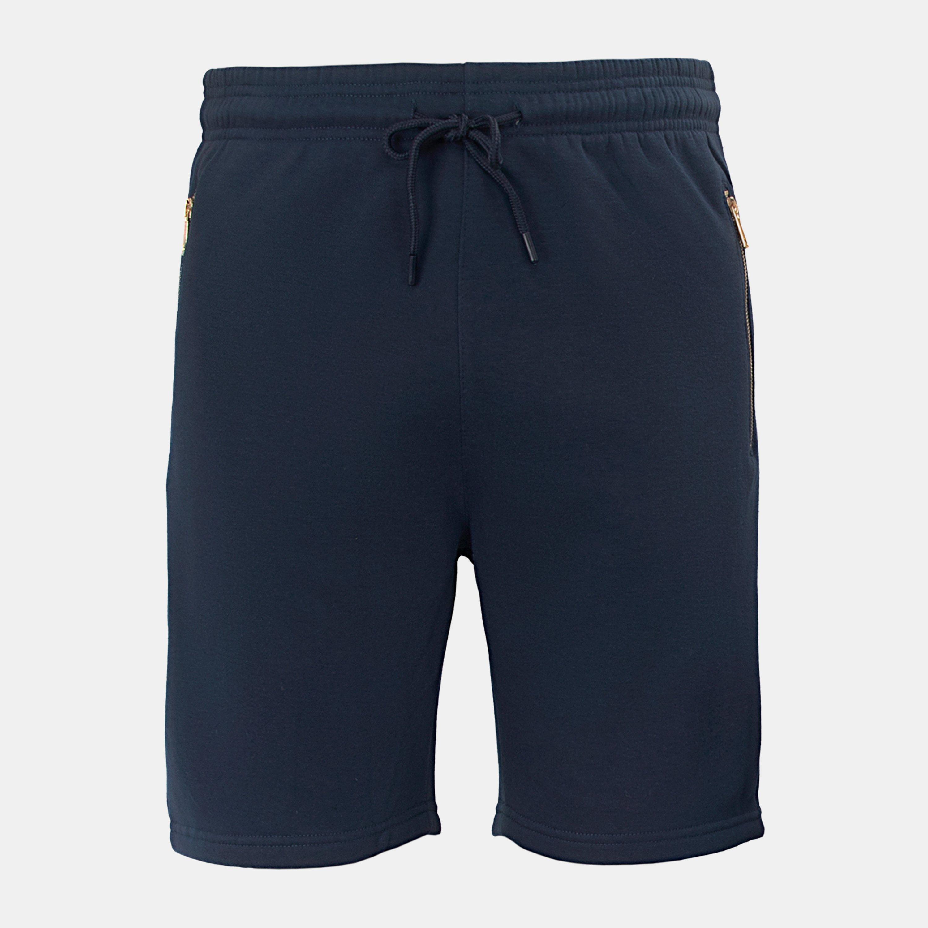 Navy - Firetrap - Hood Shirt and short Set Mens - 4