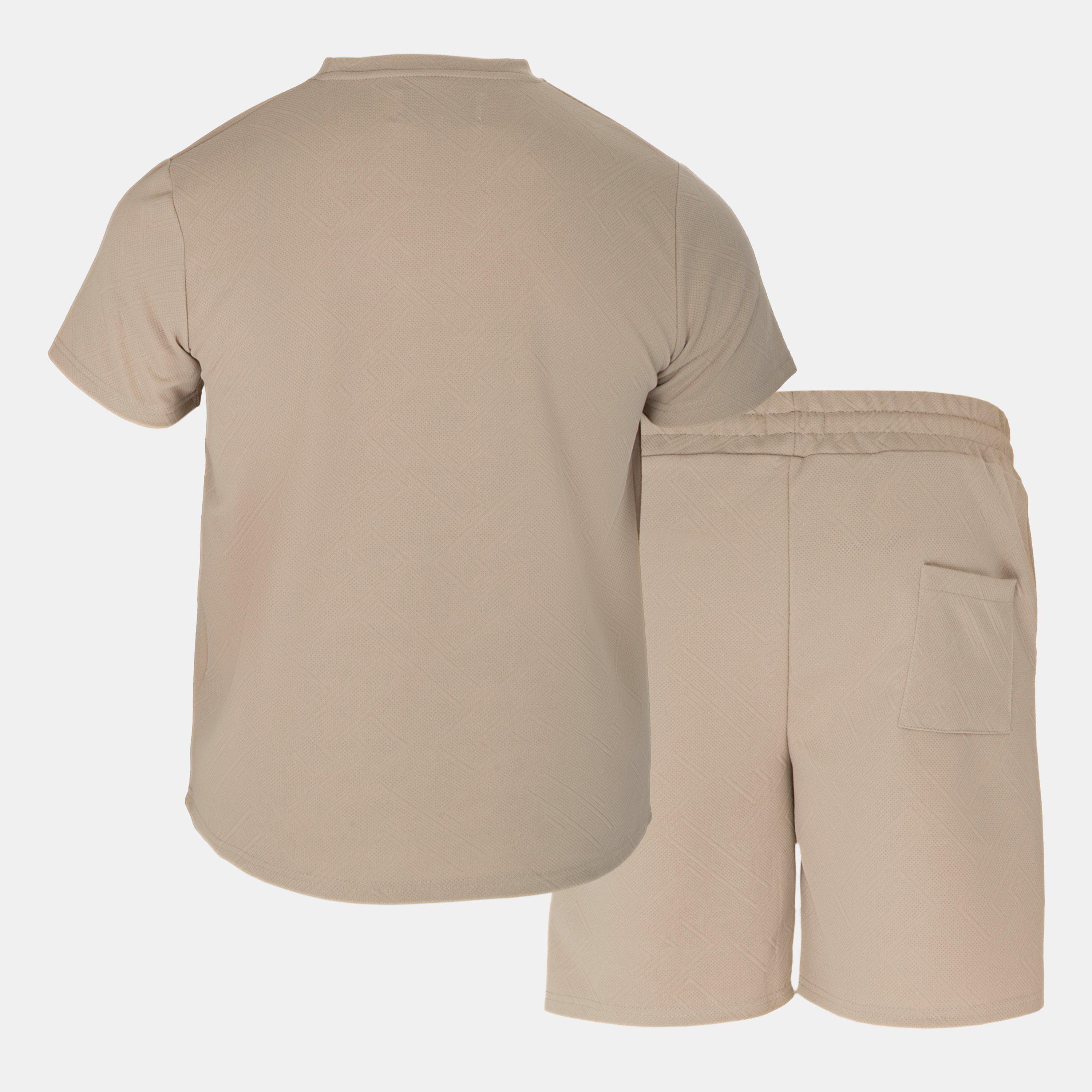 Beige - Firetrap - Short Tee Set Mens - 2