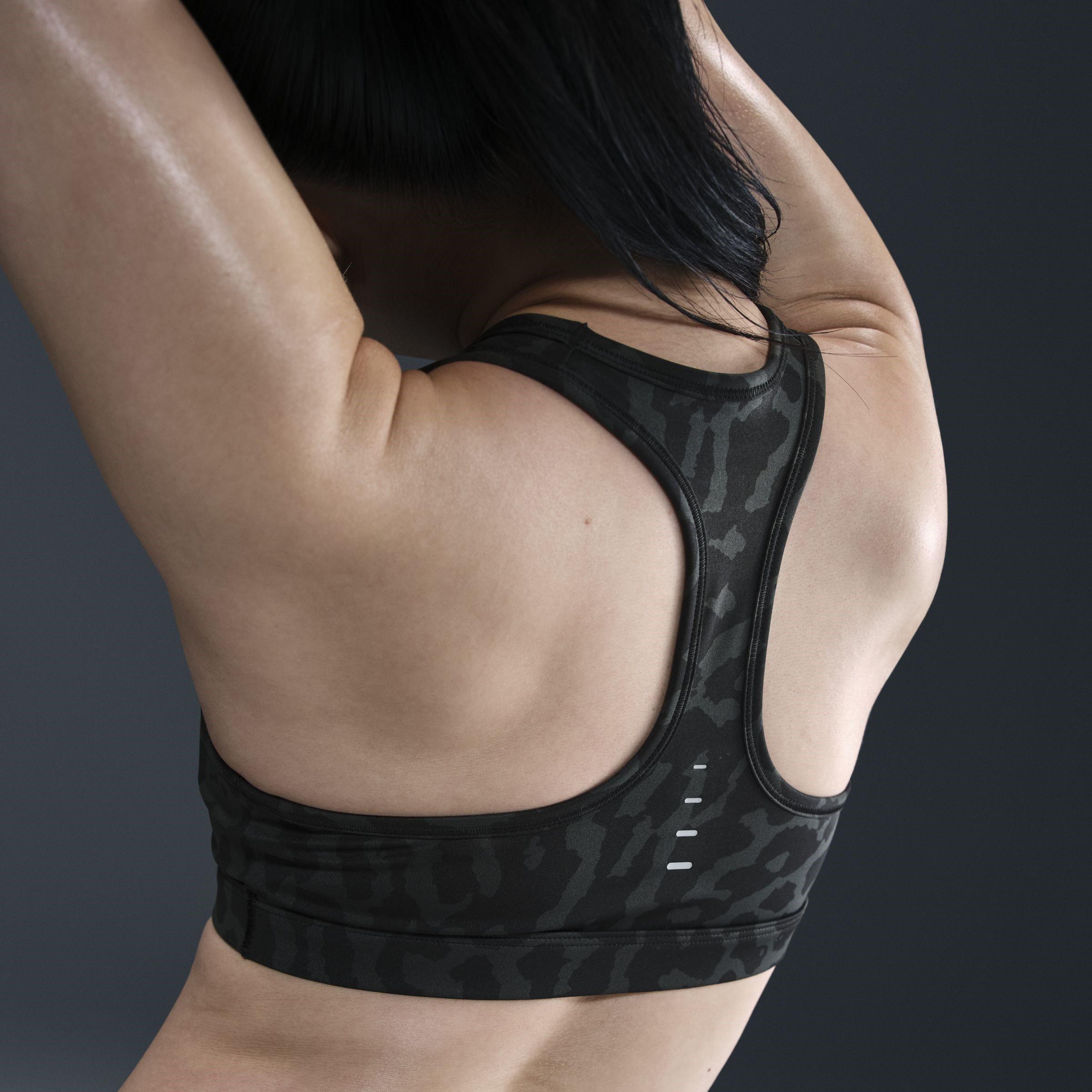 BLACK SILV - Nike - Swoosh Workout Bra - 2