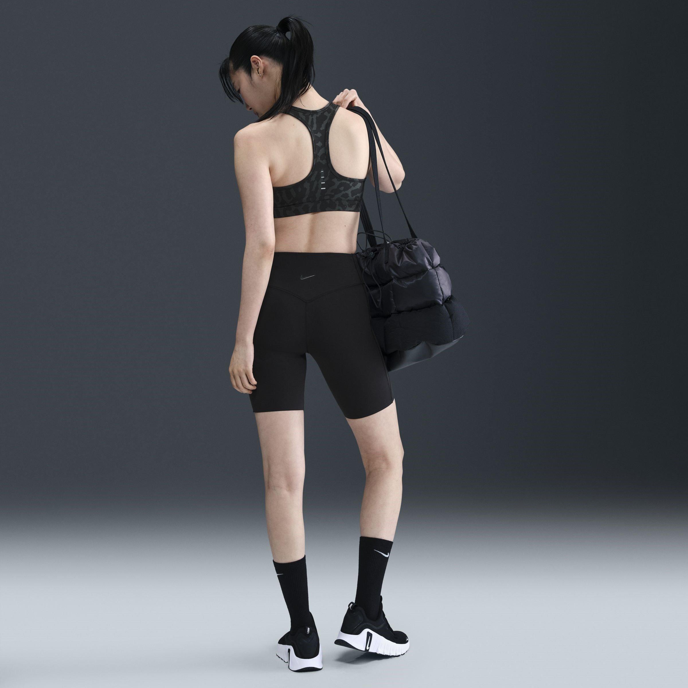 BLACK SILV - Nike - Swoosh Workout Bra - 5