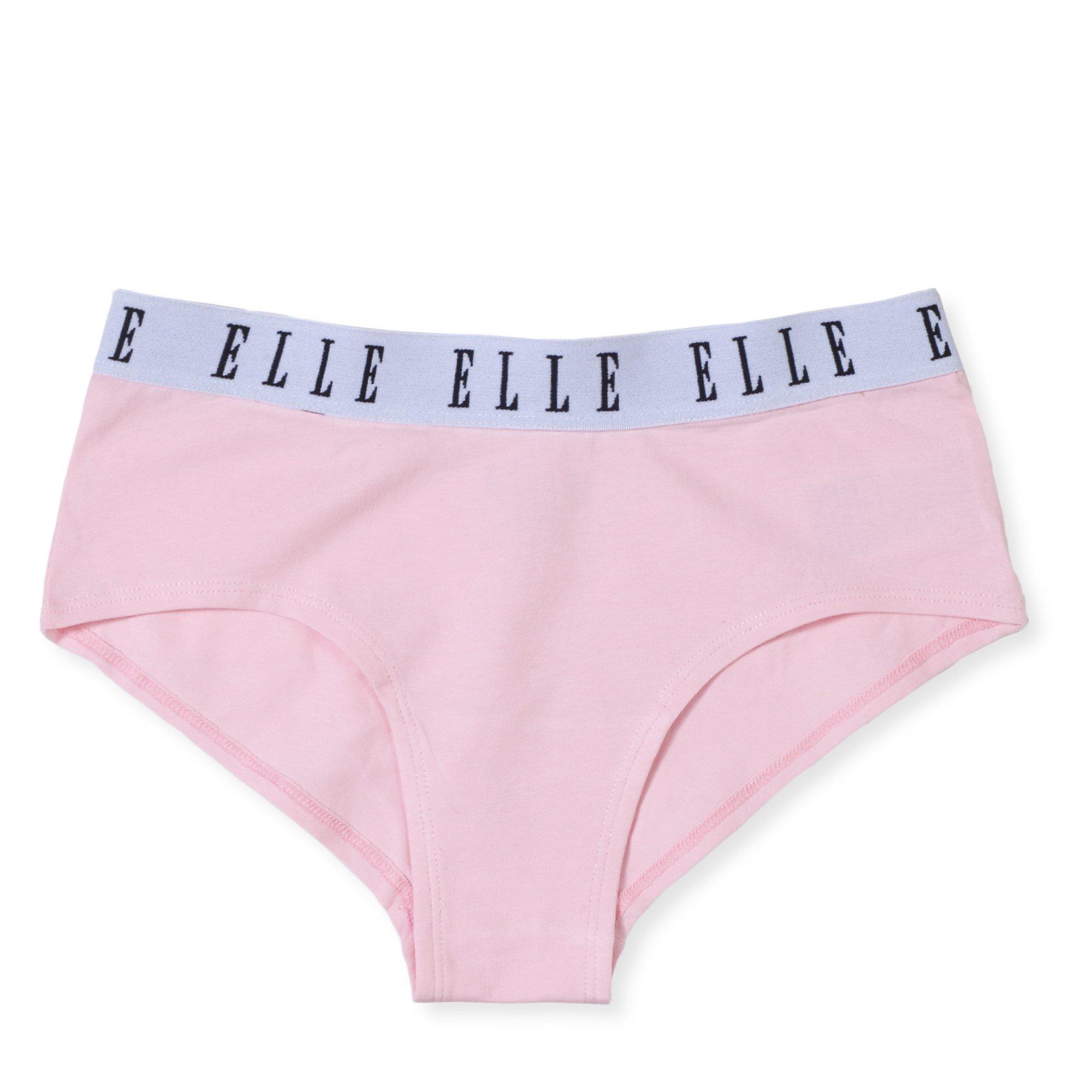 White/Pink/Blk - Elle - 3 Pack of Hipster Briefs Junior Girls - 3