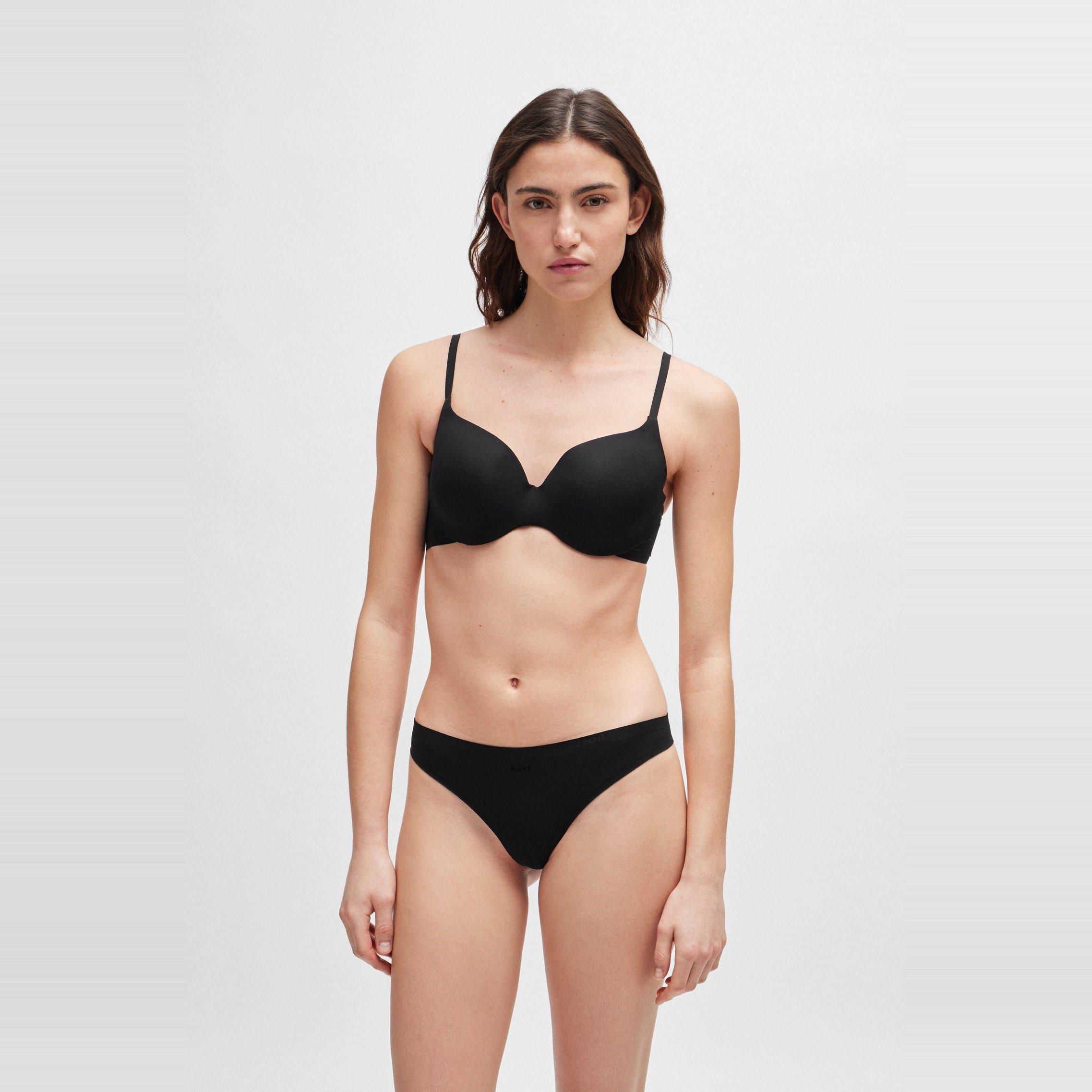 Black - Boss - Underwire Support Bra - 5