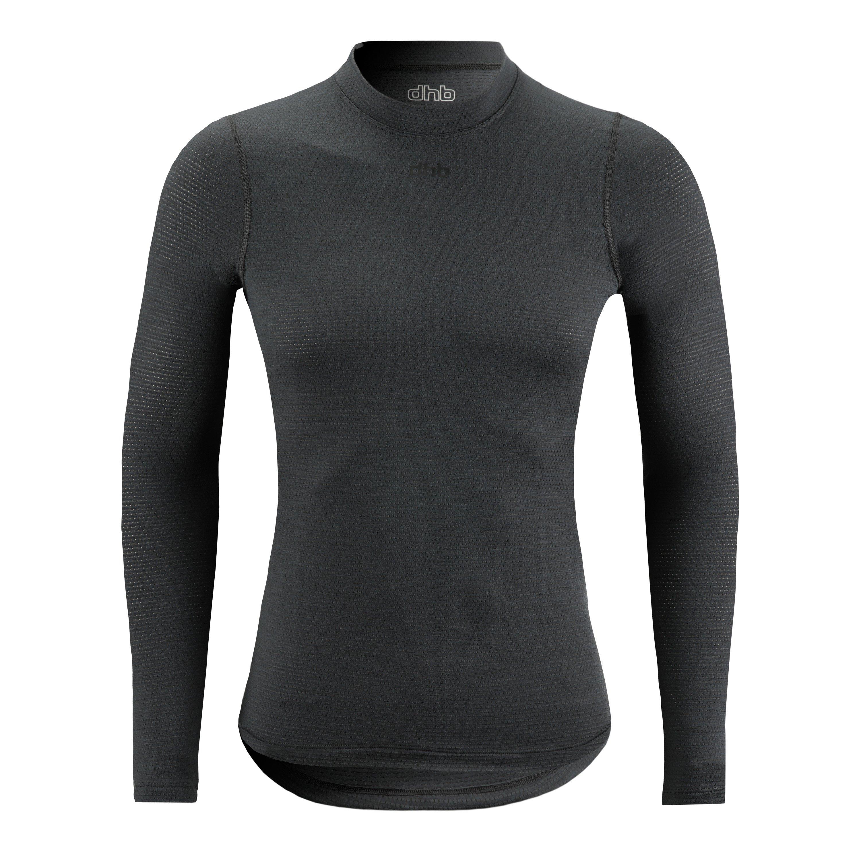 Charcoal Grey - Dhb - Dhb Merino LS Baselaye 71 - 1