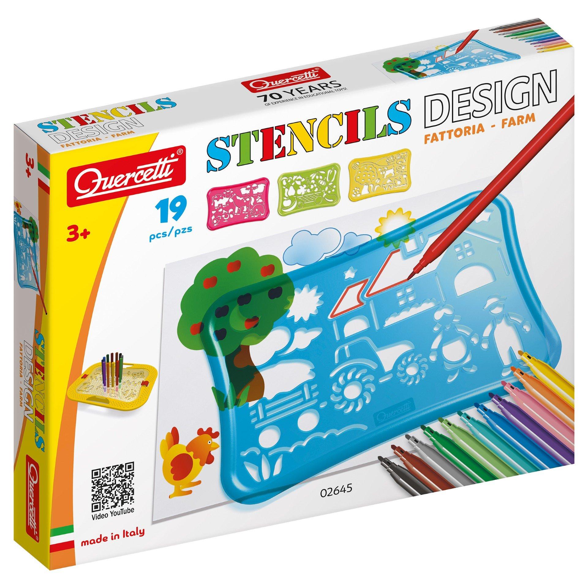 Multi - Quercetti - Stencils Design Farm - 1