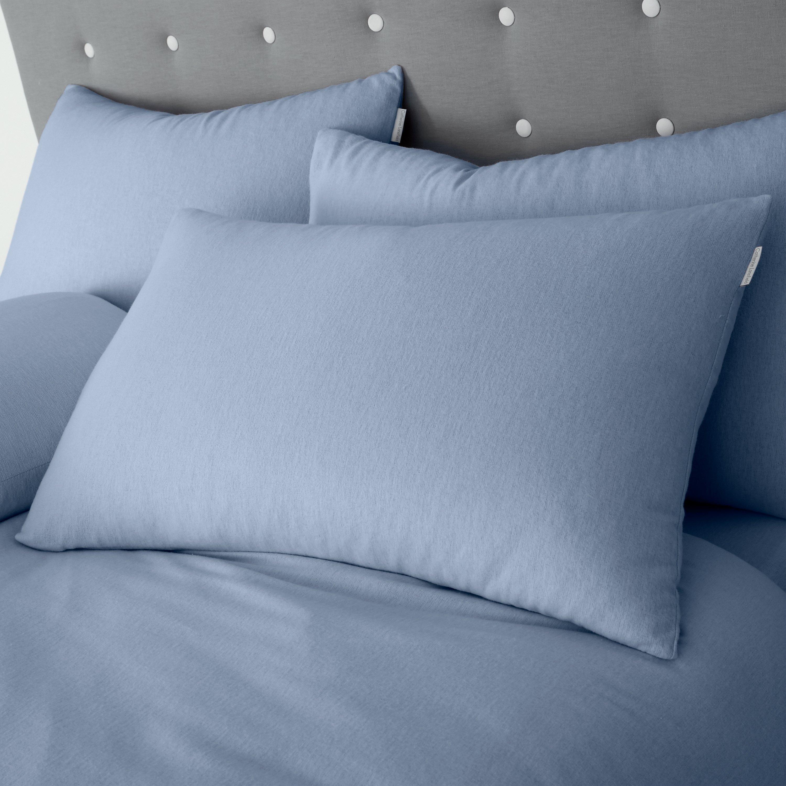 Lansfield Blue - Catherine Lansfield - Brushed Cotton Duvet Cover Set - 2