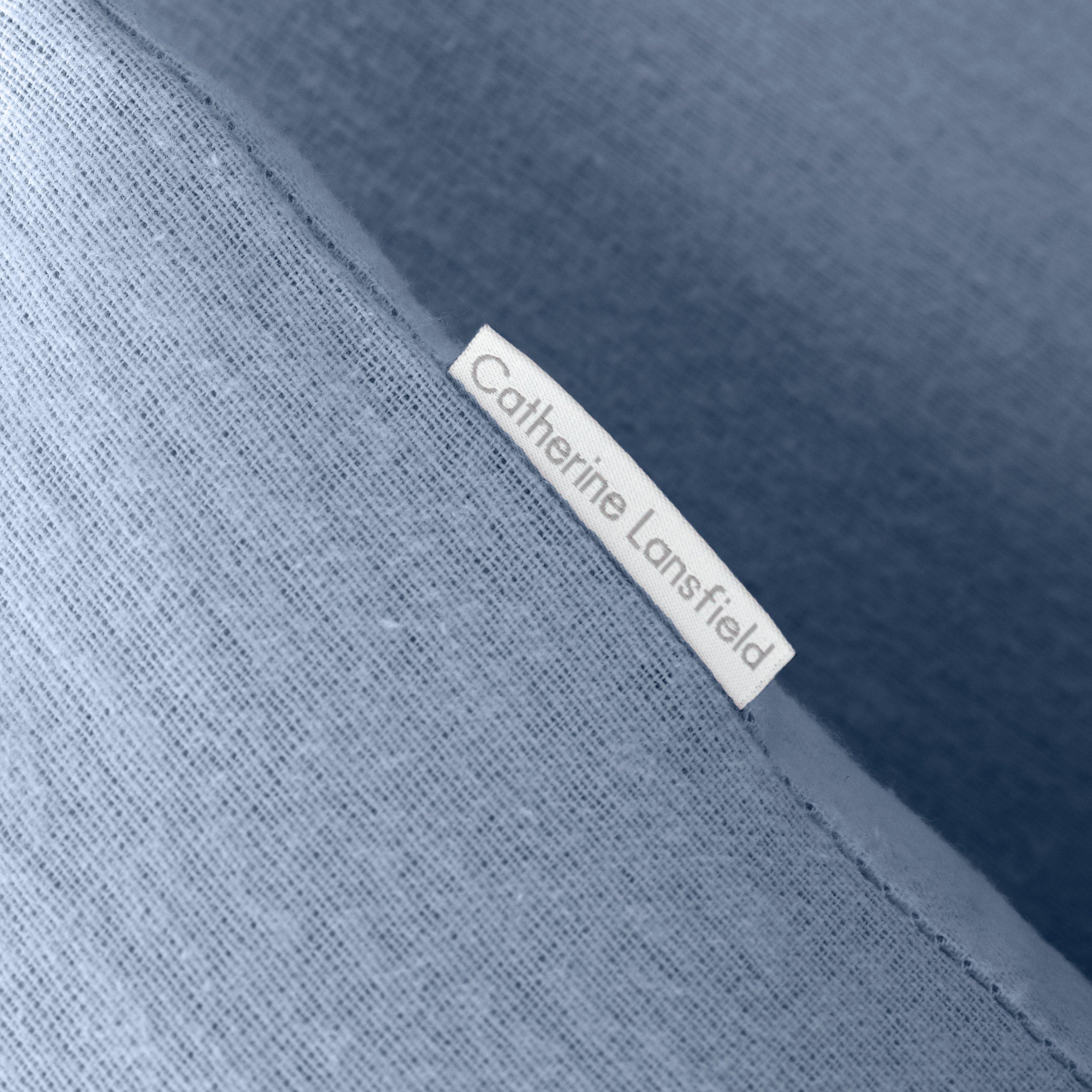 Lansfield Blue - Catherine Lansfield - Brushed Cotton Duvet Cover Set - 3