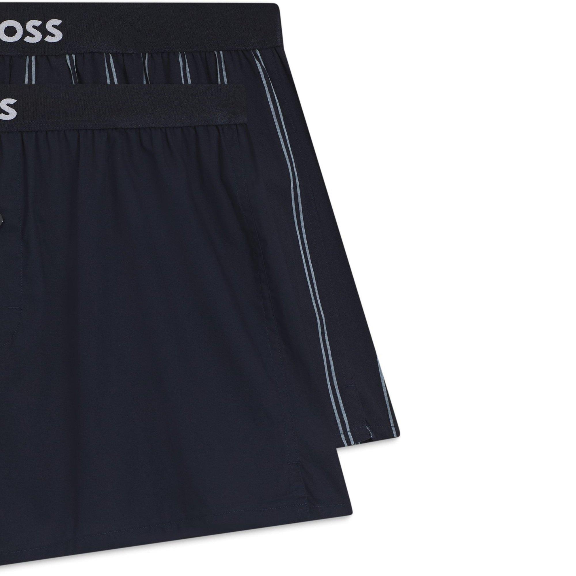 Dark Blue - Boss - Boss 2P Boxer Shorts Sn99 - 4