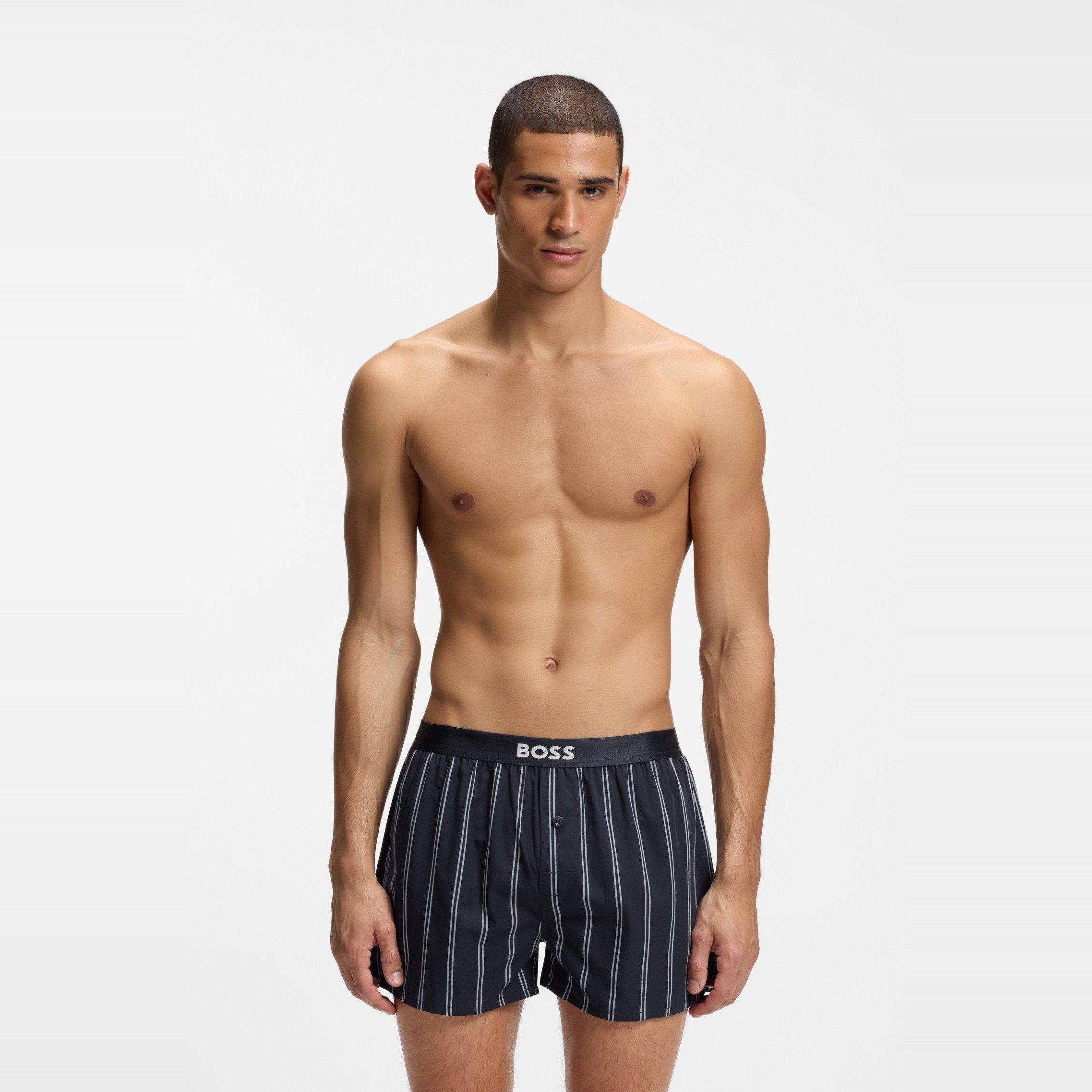Dark Blue - Boss - Boss 2P Boxer Shorts Sn99 - 6