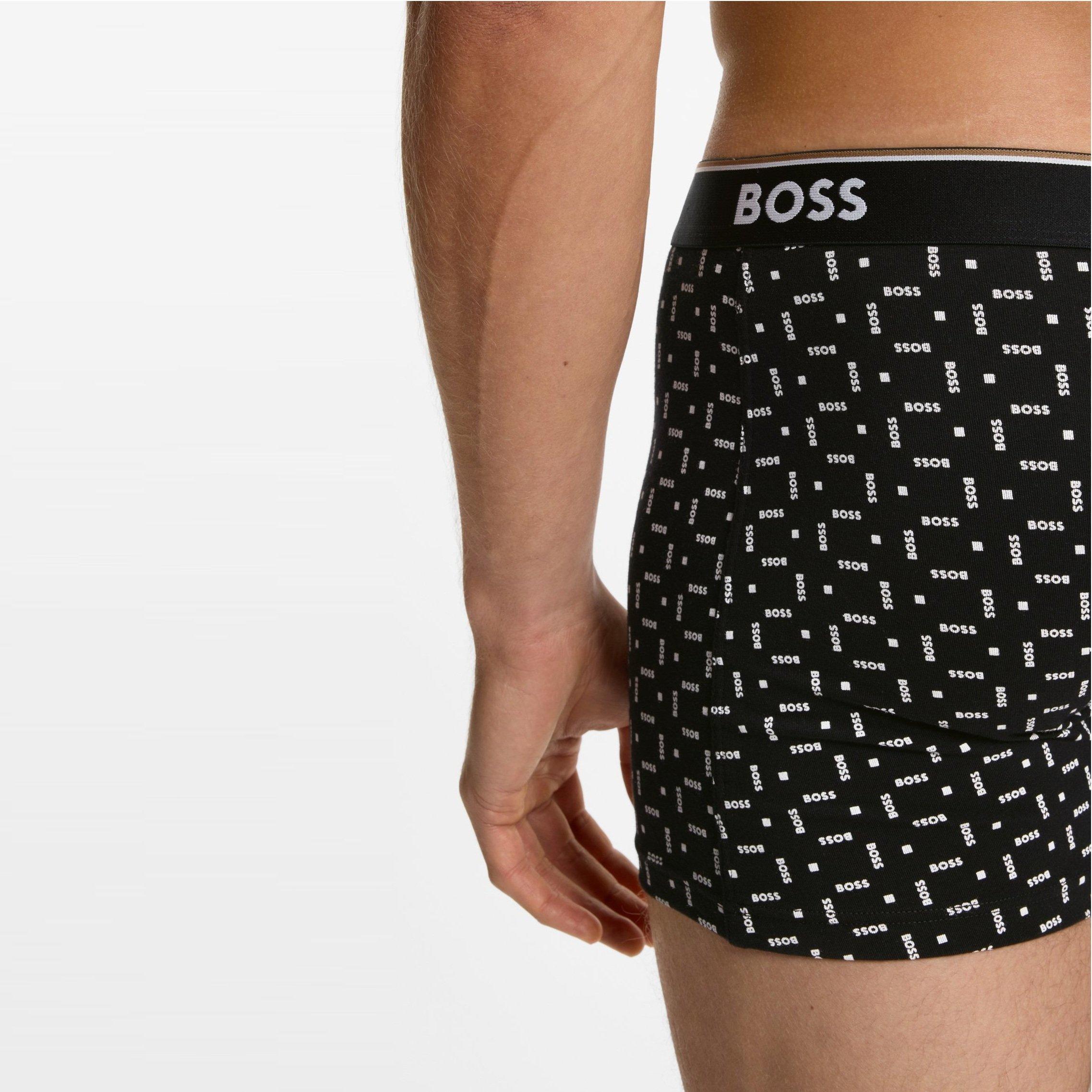 Crna - Boss - Boss Boxerbr 3P Powe Sn99 - 3