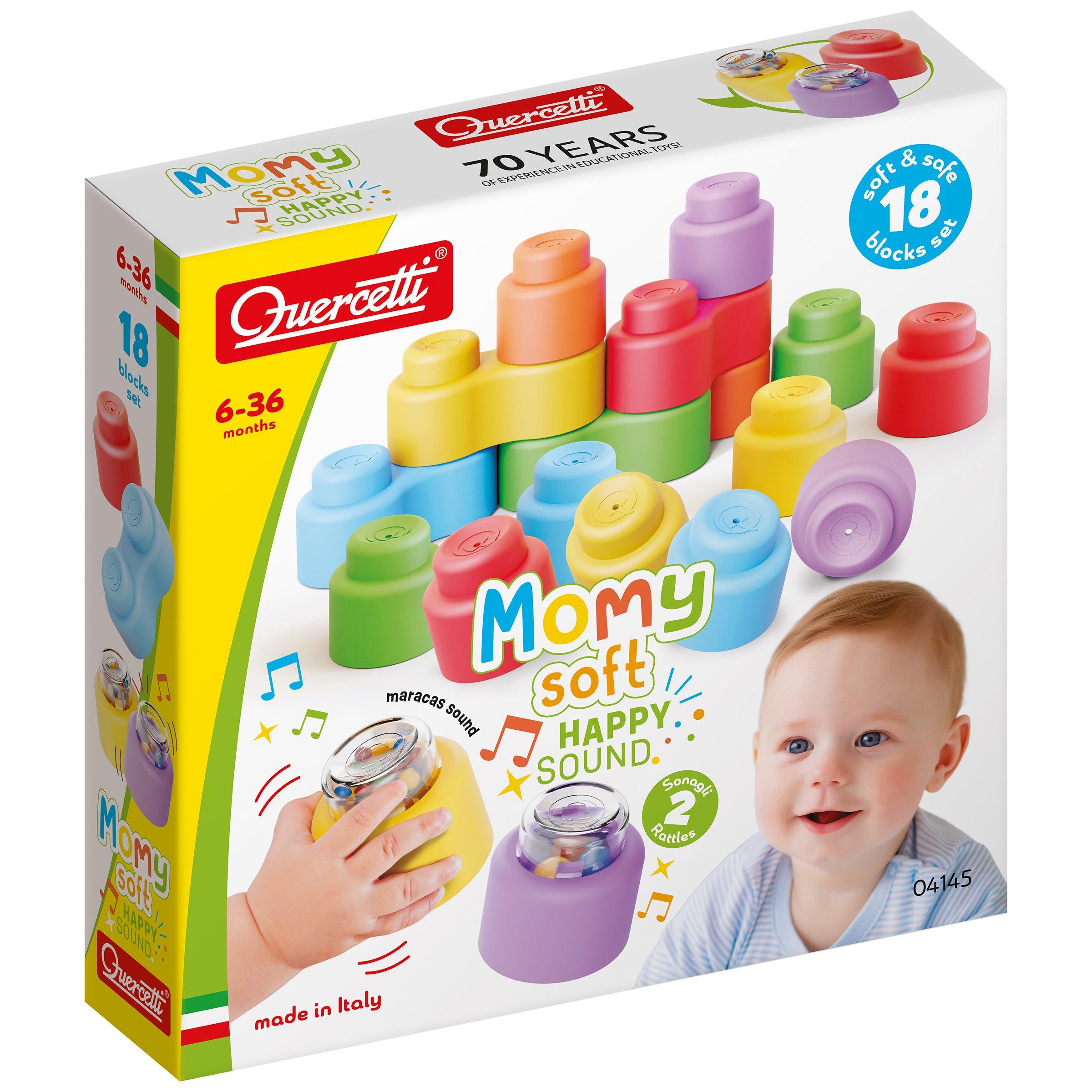 Quercetti  Infant Momy Soft & Happy Sound 18 Pieces - 