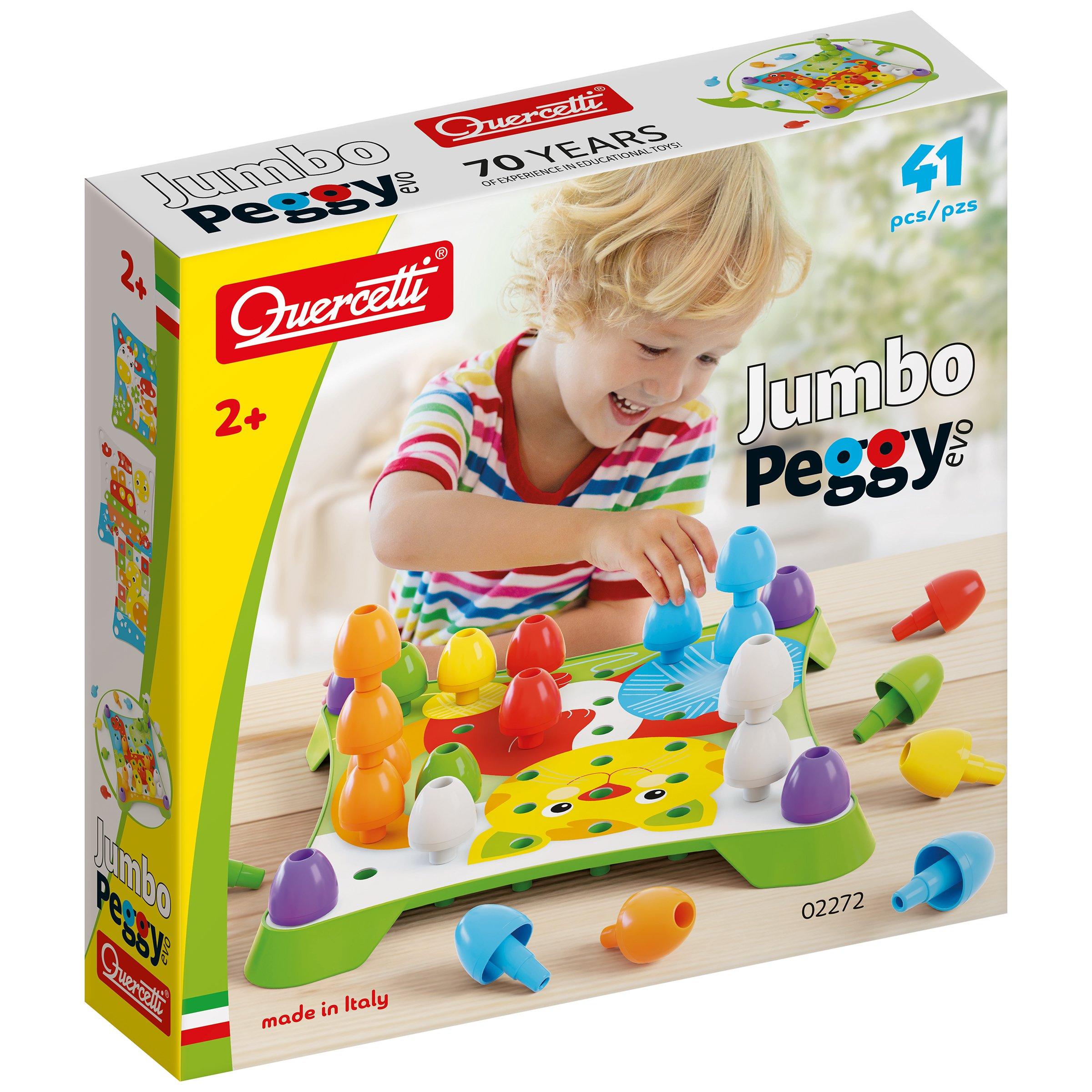 Multi - Quercetti - Jumbo Peggy Evo - 41 Pieces - 1