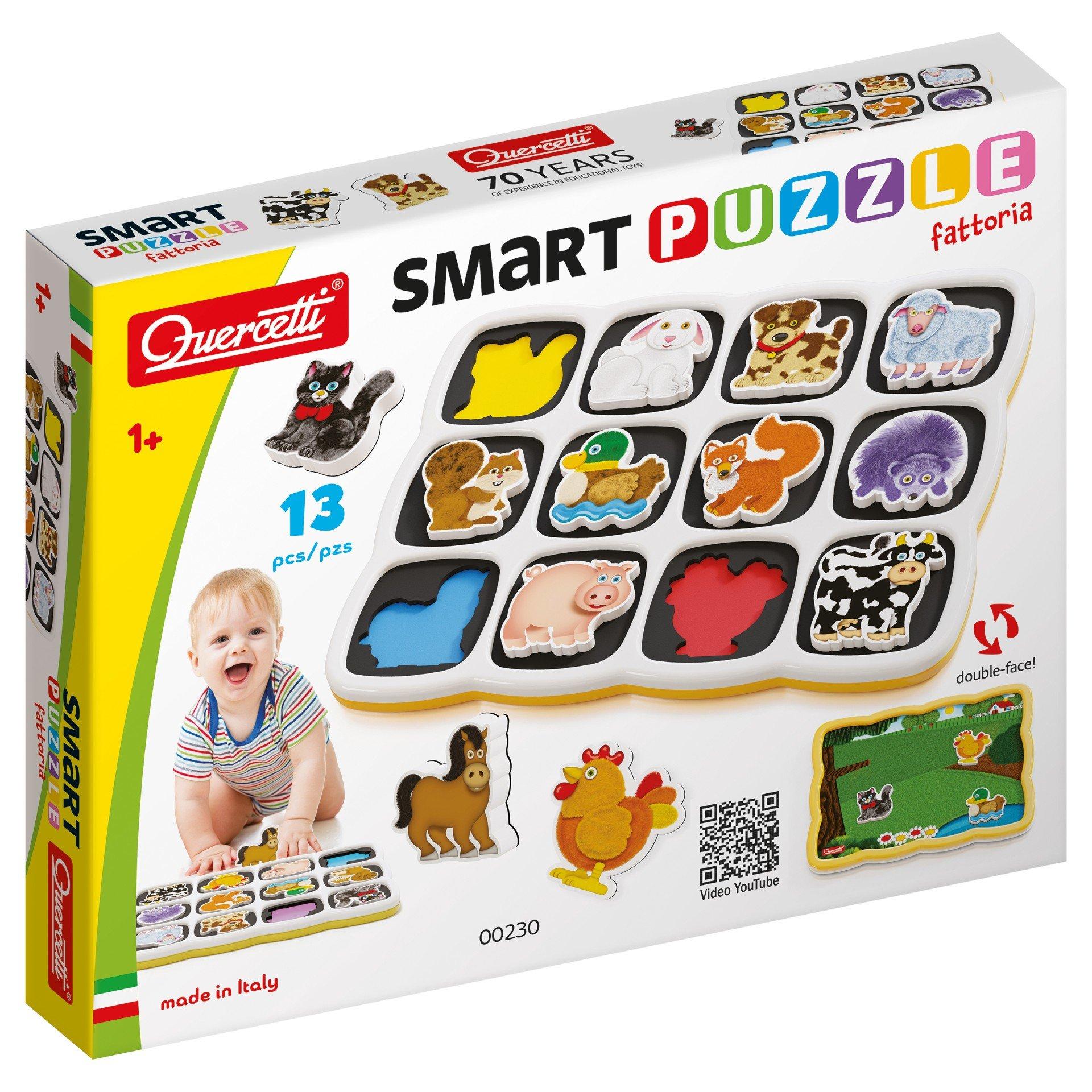Quercetti  Infant Smart Puzzle Farm - 