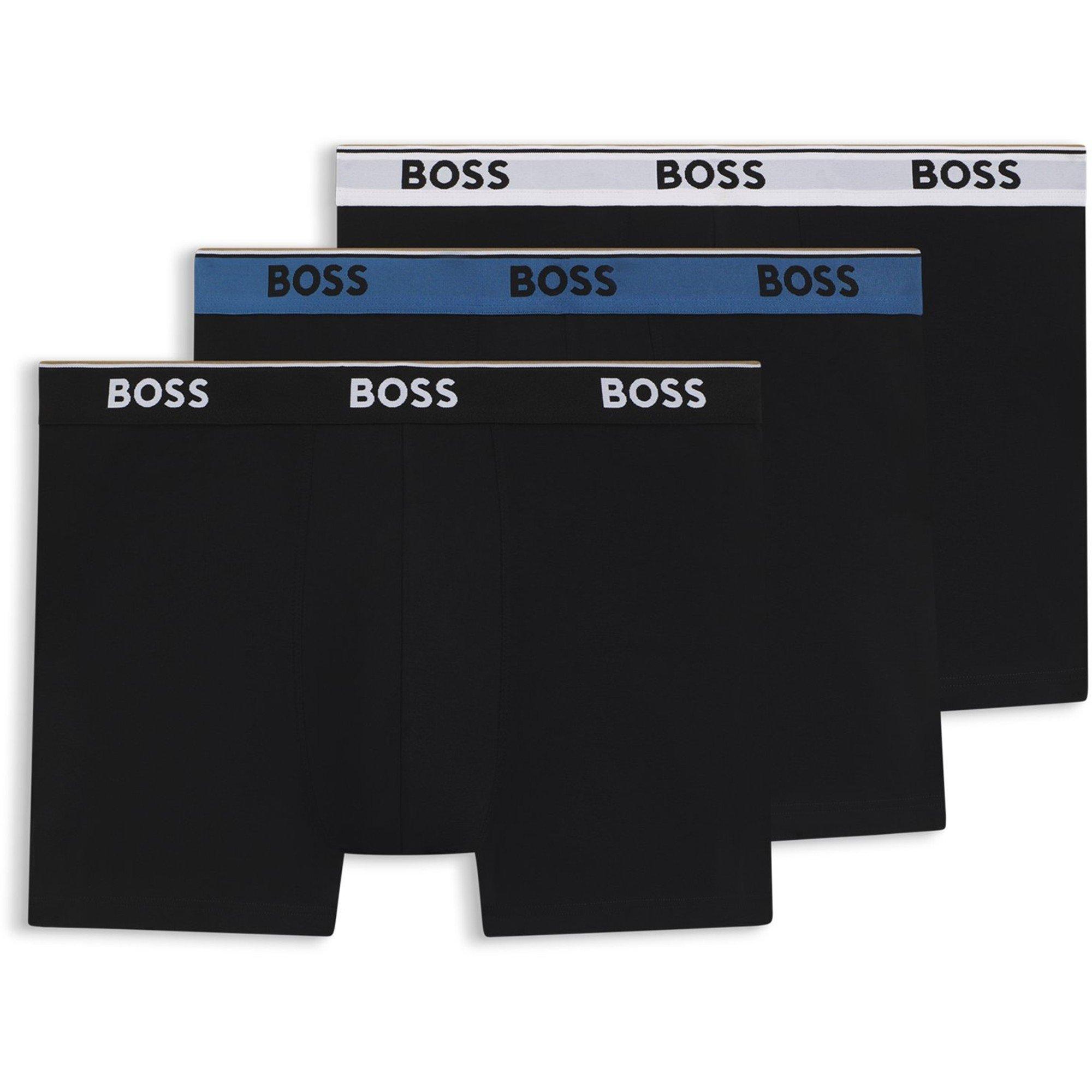 Zwart - Boss - Boss Boxerbr 3p Power 10276620 01 - 1
