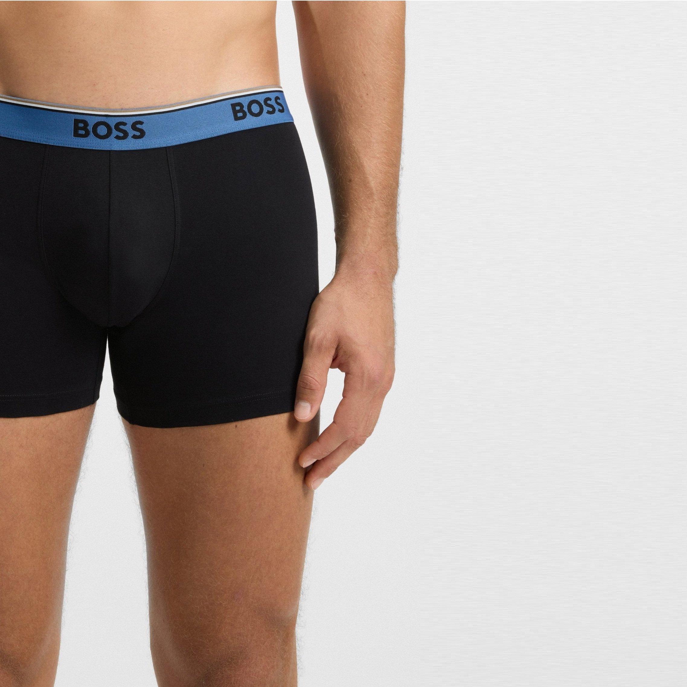 Zwart - Boss - Boss Boxerbr 3p Power 10276620 01 - 2