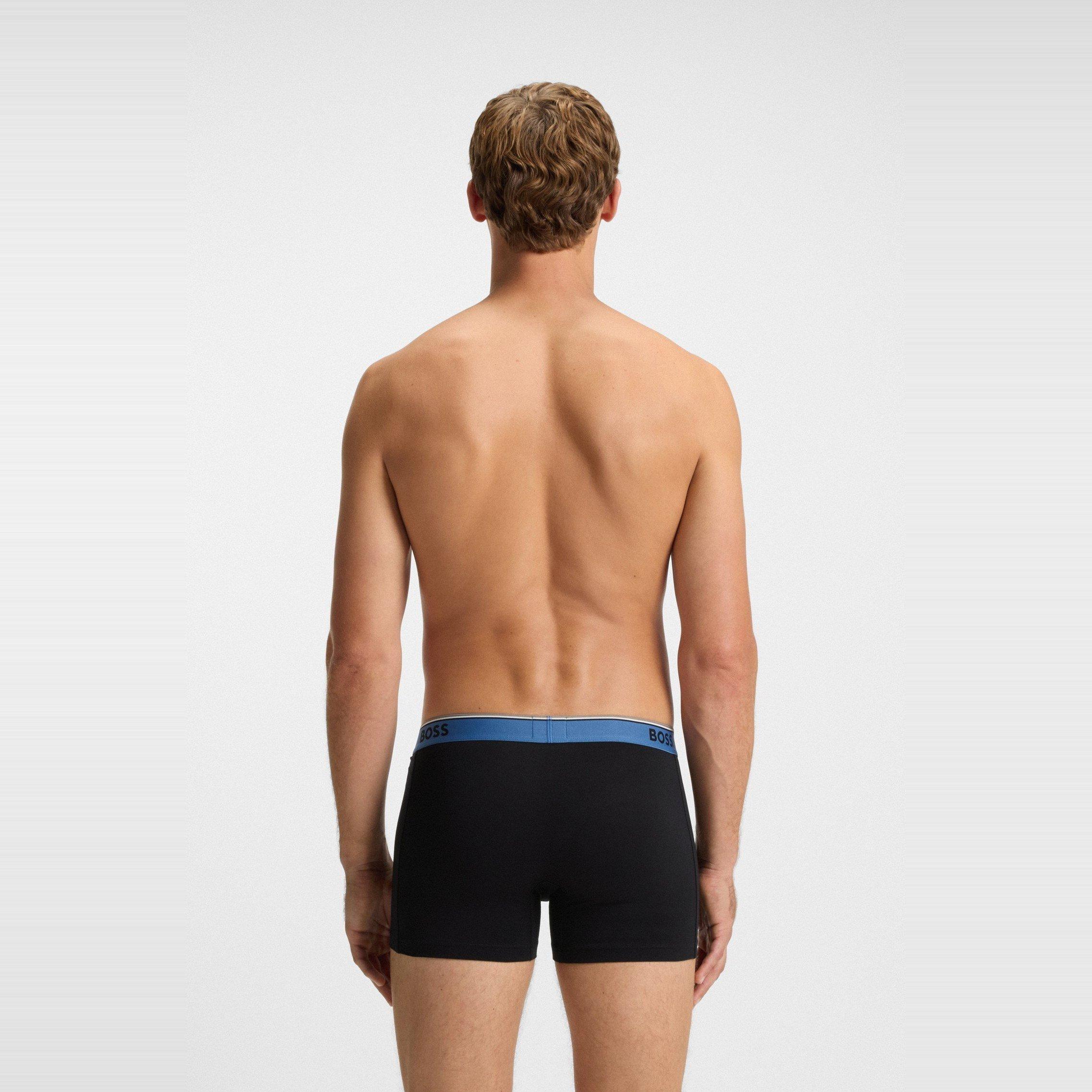 Zwart - Boss - Boss Boxerbr 3p Power 10276620 01 - 6