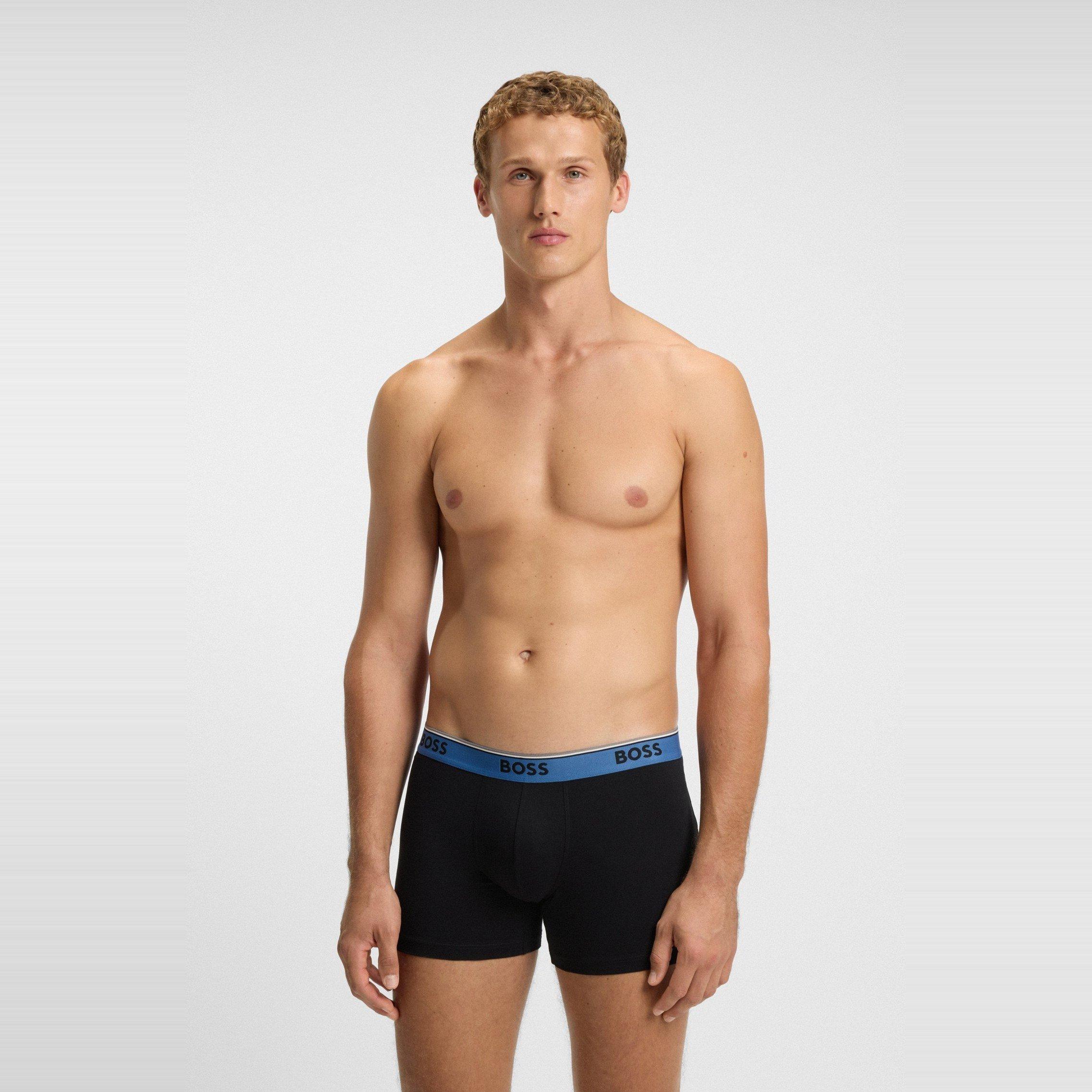 Zwart - Boss - Boss Boxerbr 3p Power 10276620 01 - 7