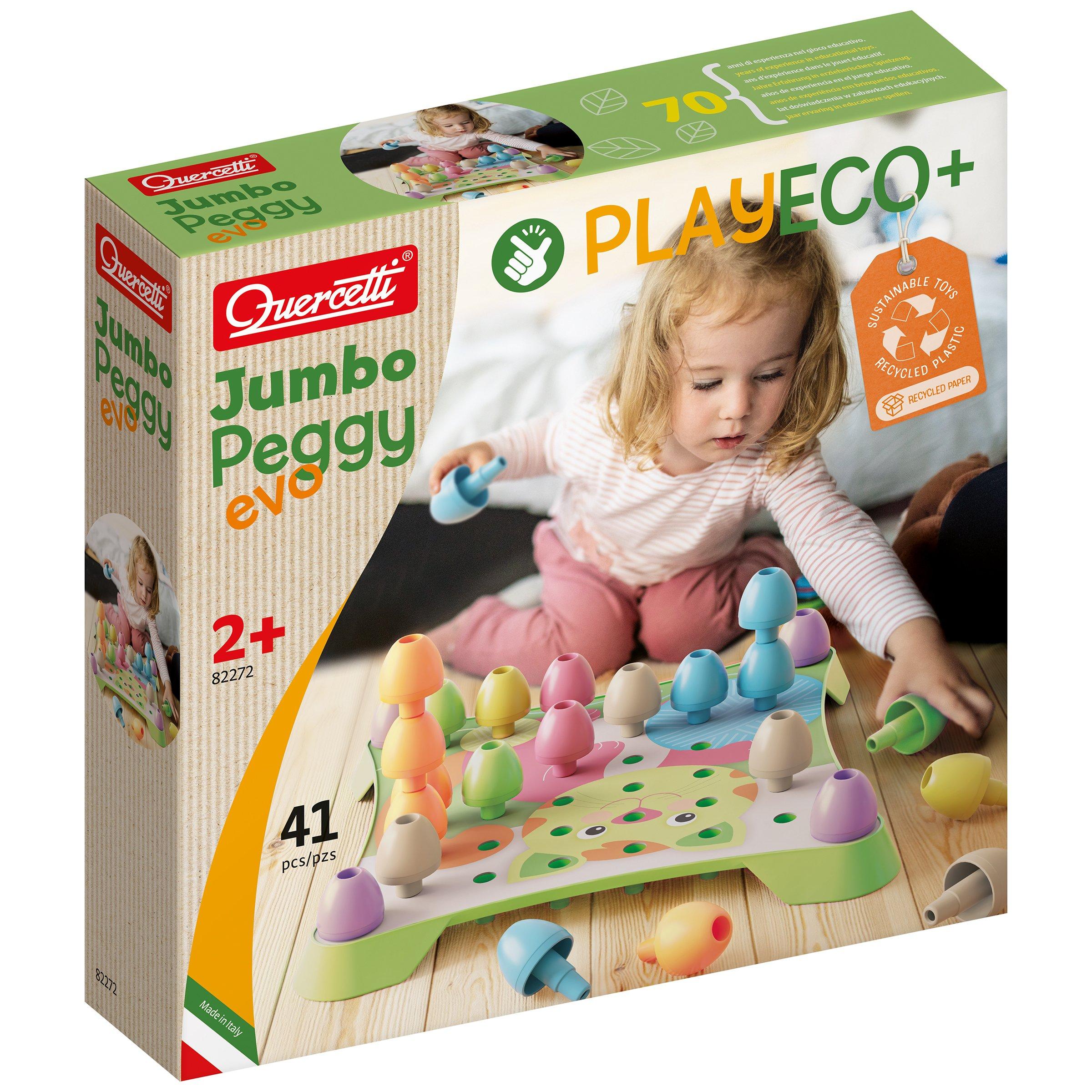 Quercetti  Infant Play Eco+ Jumbo Peggy Evo - 
