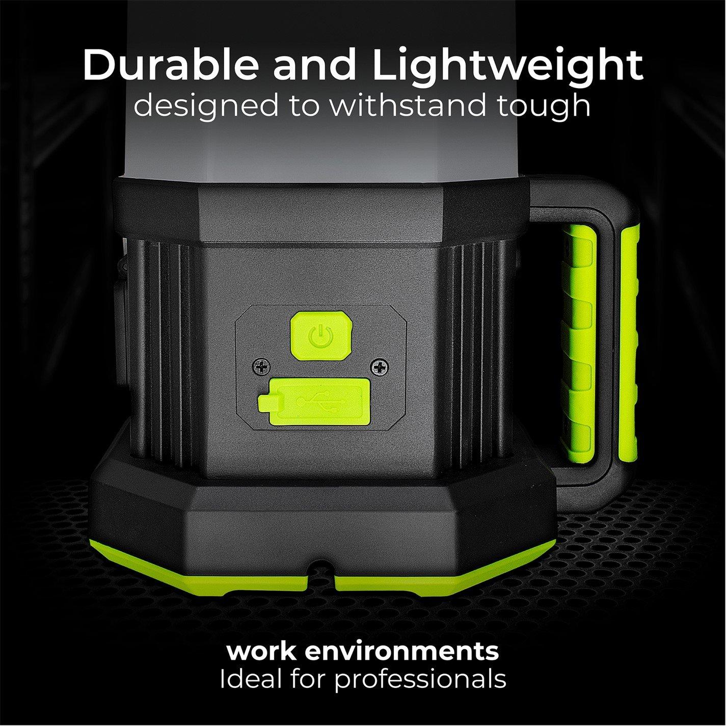 Green And Black - Luceco - Luceco Worklight Open Area Heavy Duty 7150lm - 4