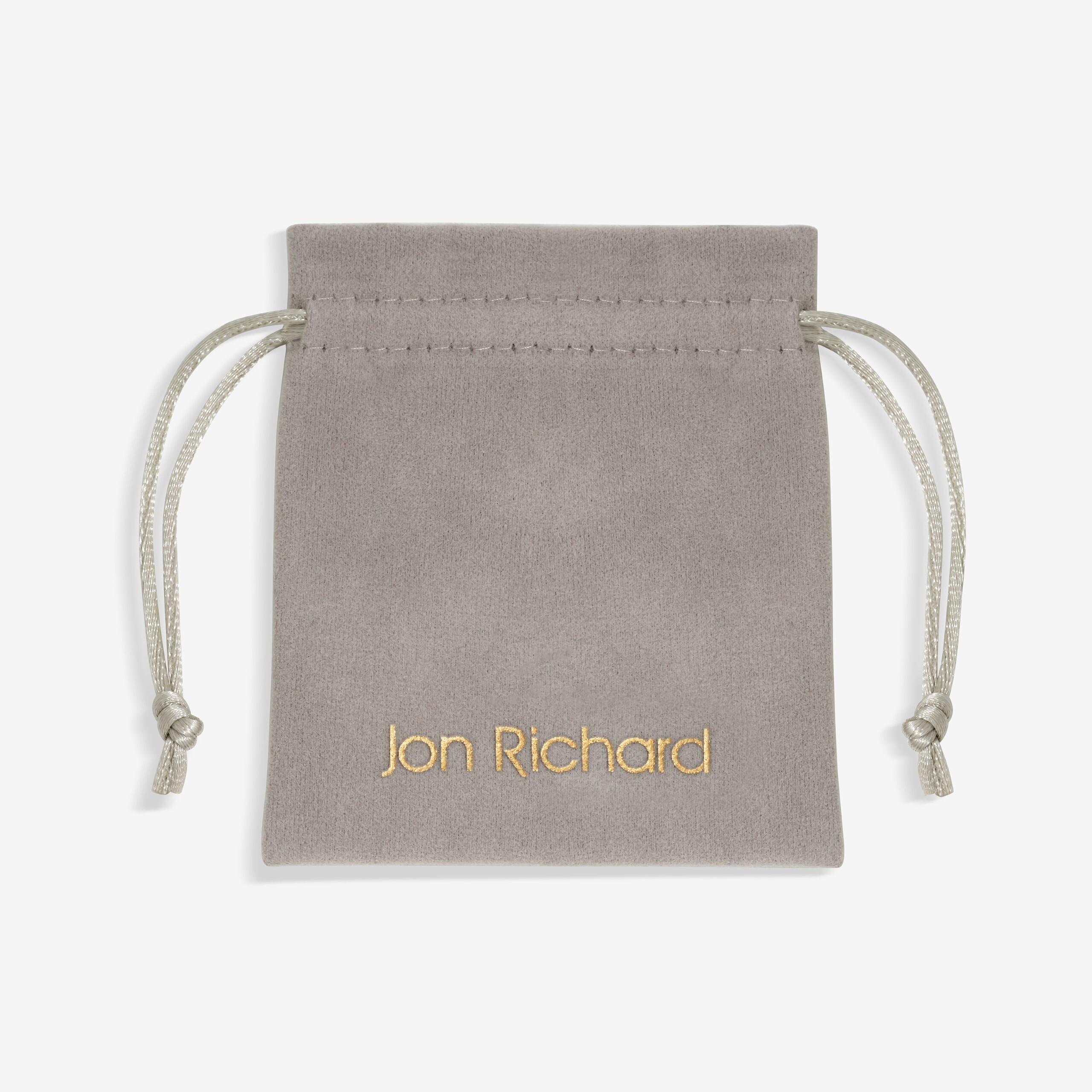 Silver - Jon Richard - Rhodium Plated CZ Mixed Floral Huggie Earrings - 3