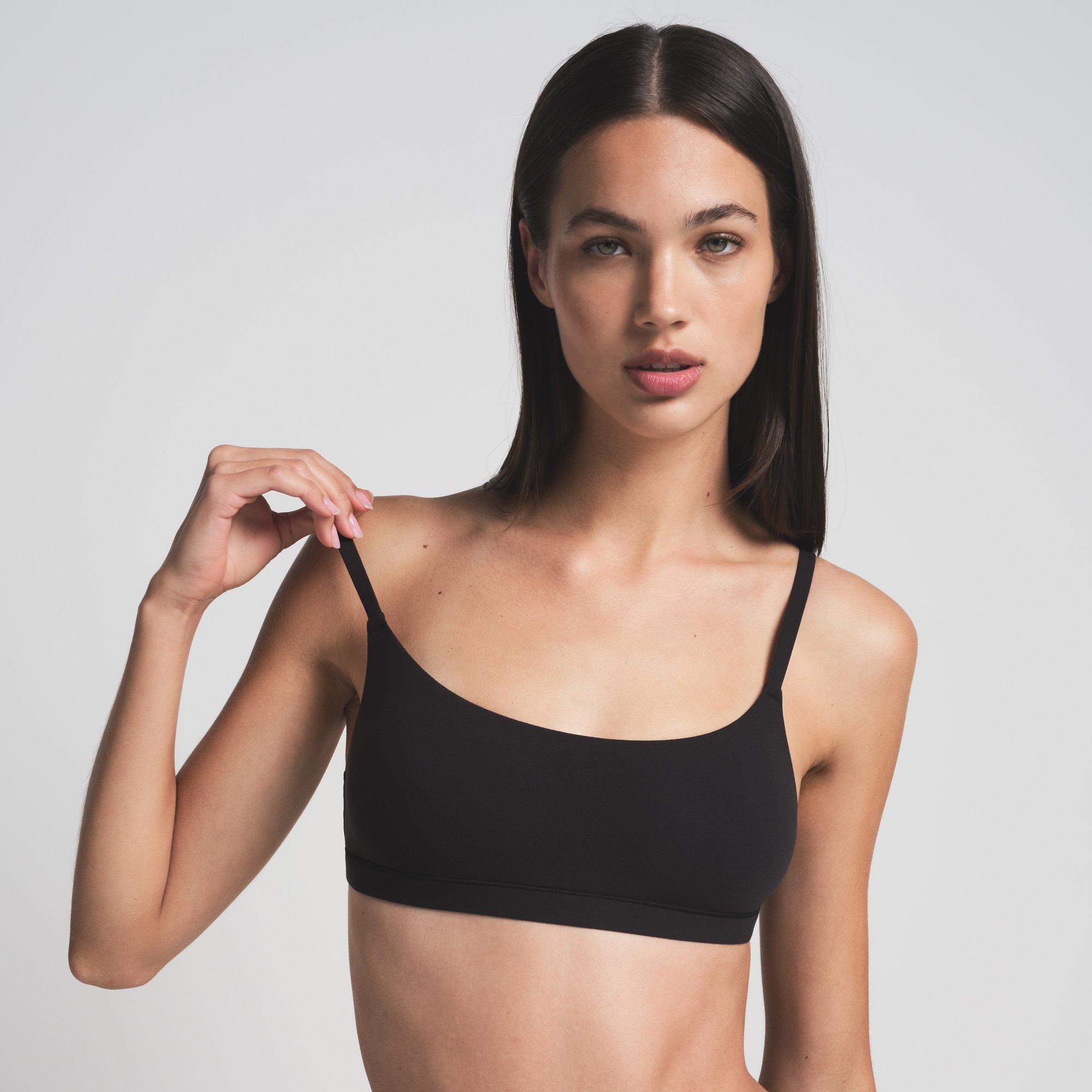 Onyx - SKIMS EDIT - Womens Fits Everybody Scoop Bralette - 2