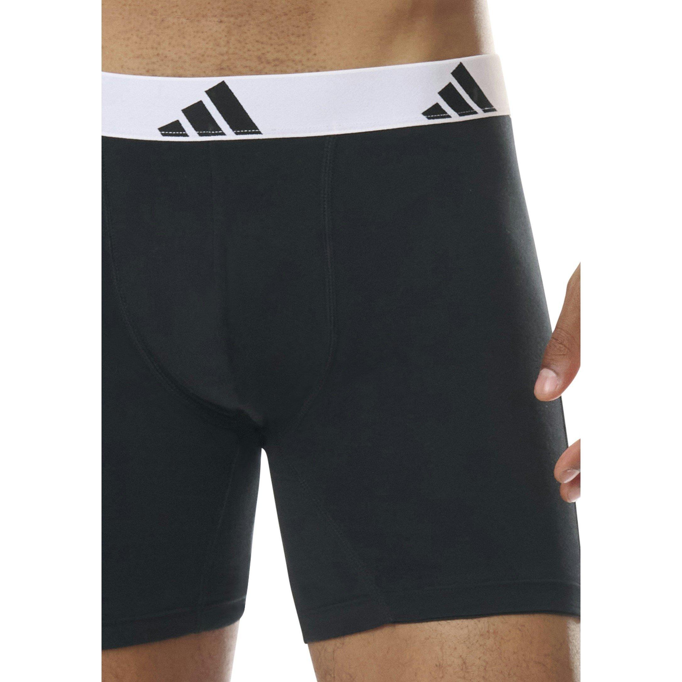 Black - adidas - Active Flex Cotton Boxer Brief (3PK) - 7