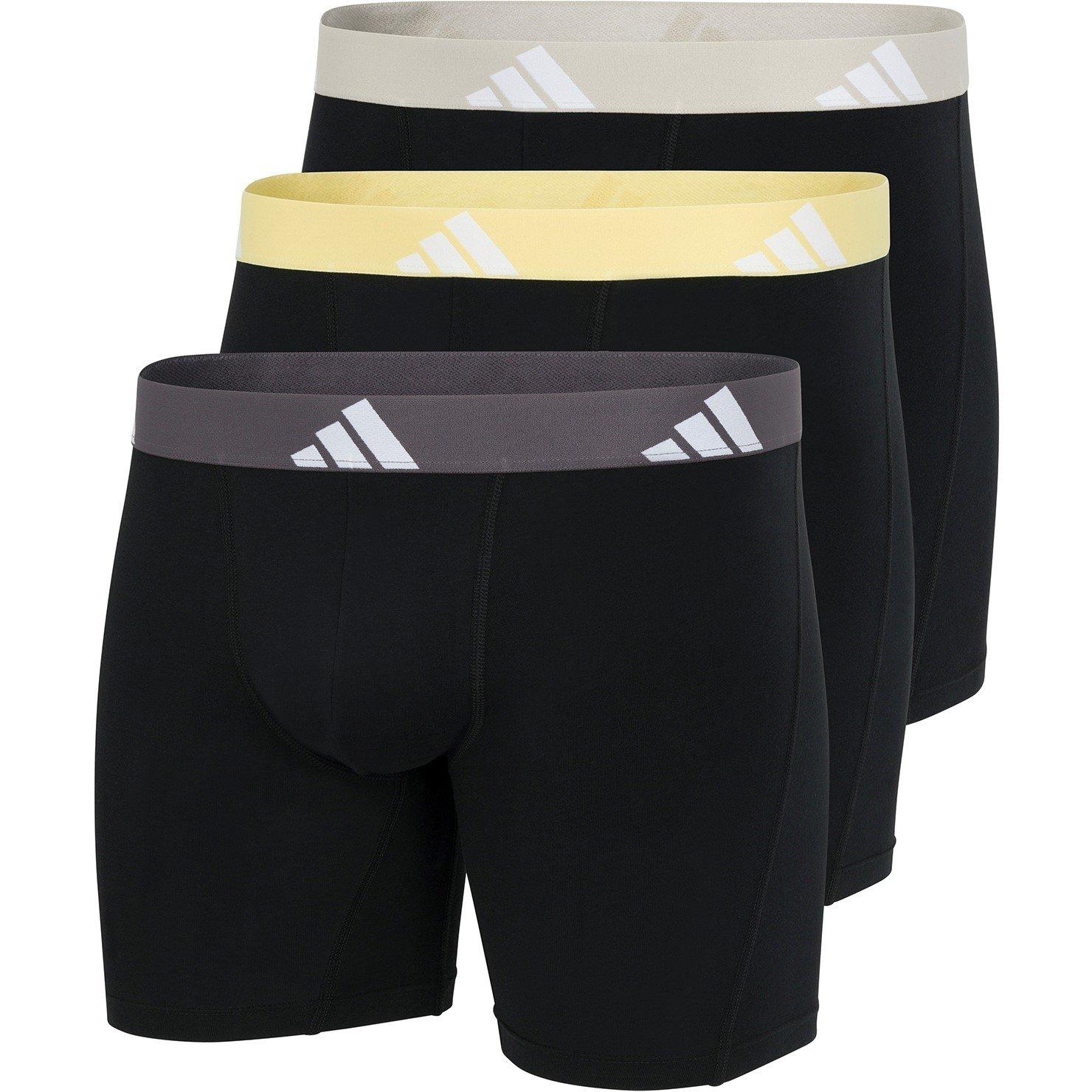 Adidas Men's Active Flex Cotton Boxer Brief (3Pk) -  - Small