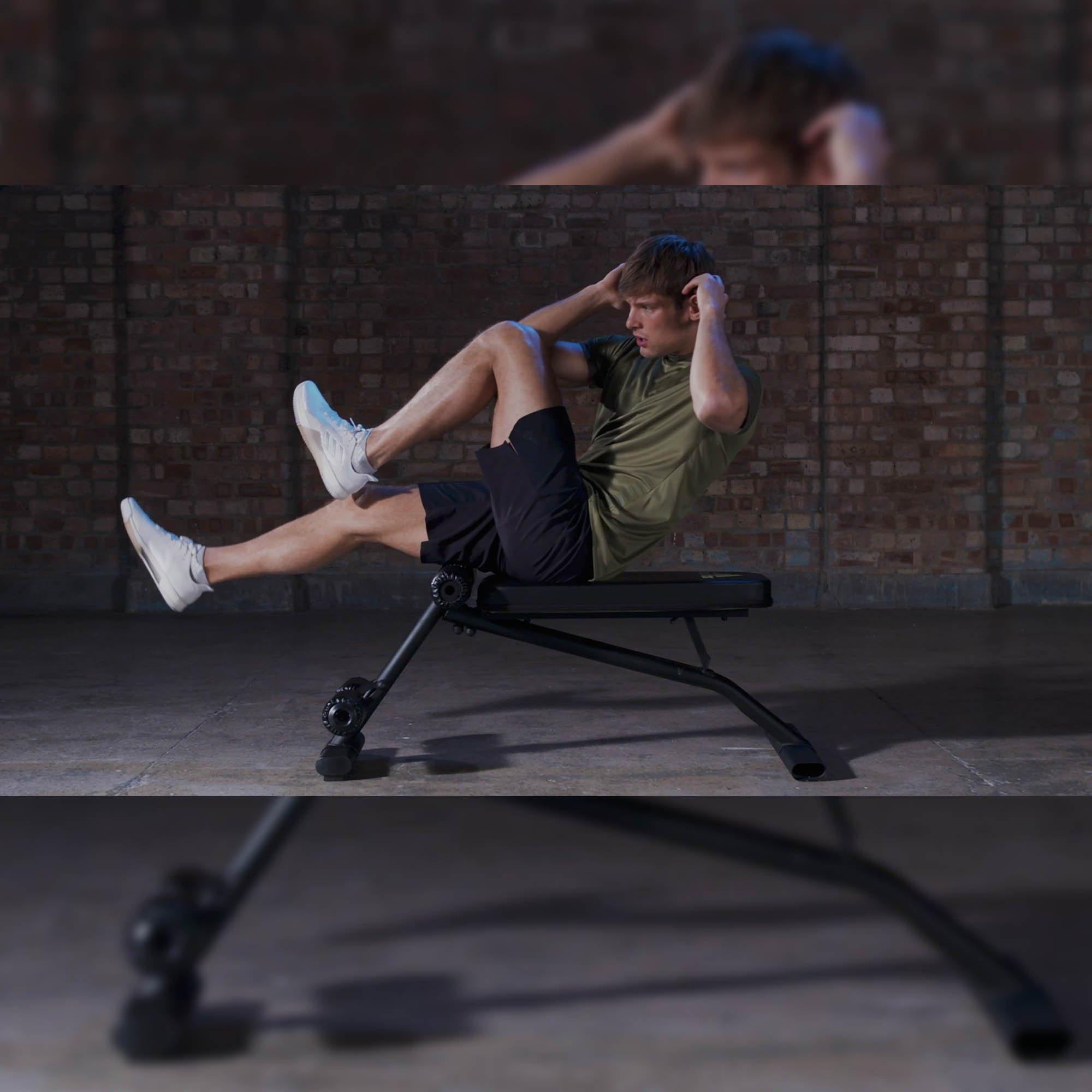 Black - adidas - Performance Ab Bench - 9