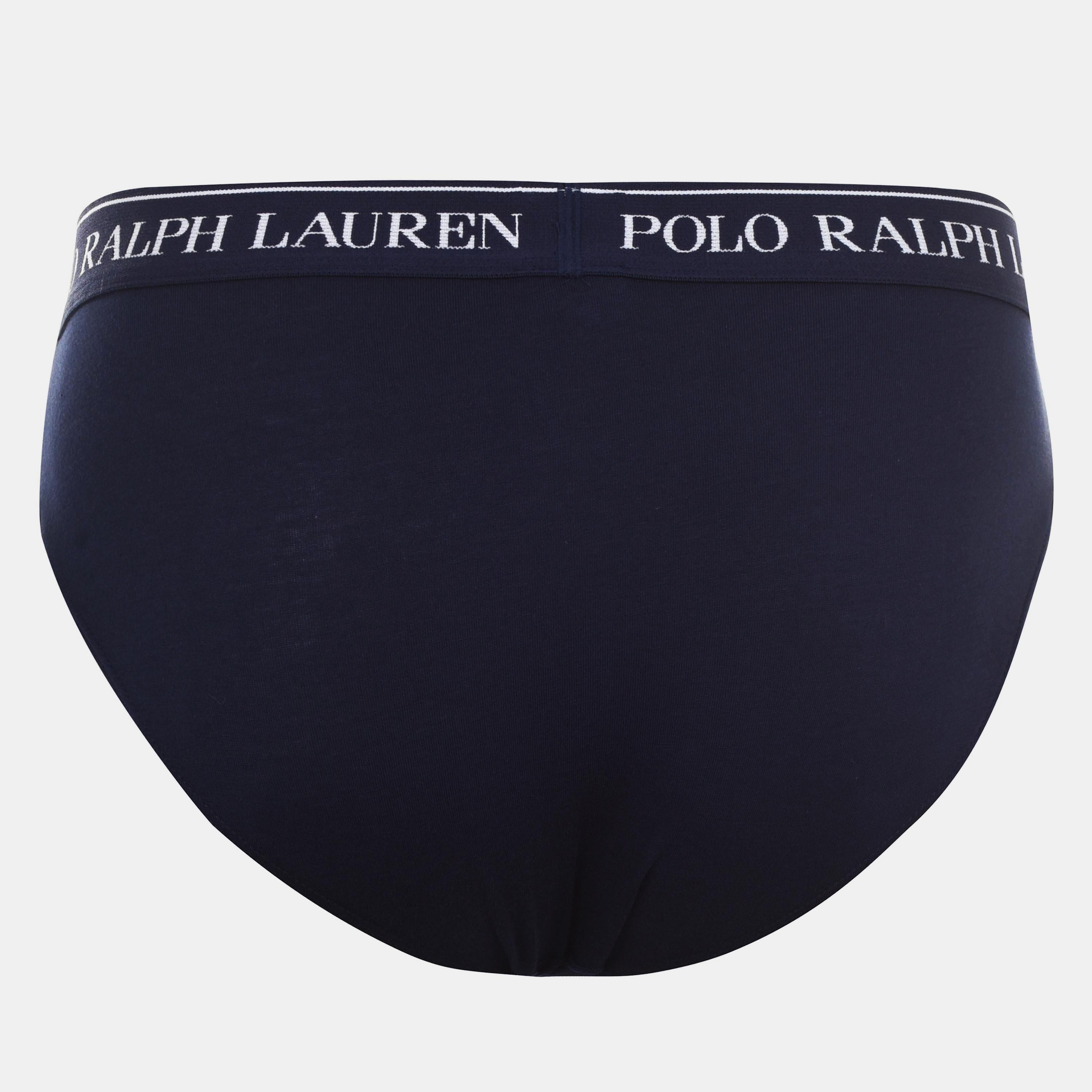 Blue Multi - Polo Ralph Lauren - Men's 3-Pack Briefs - 7