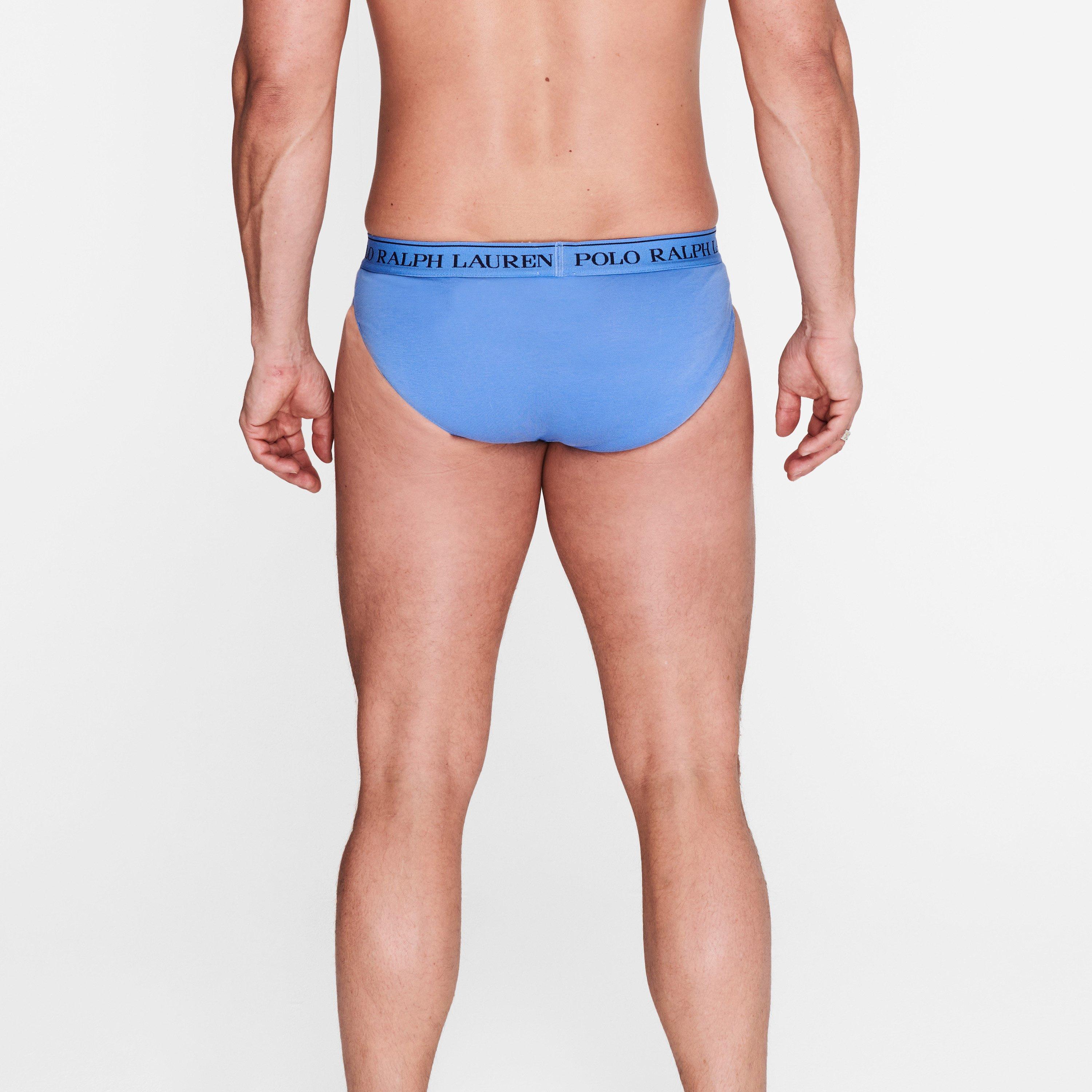 Blue Multi - Polo Ralph Lauren - Men's 3-Pack Briefs - 3