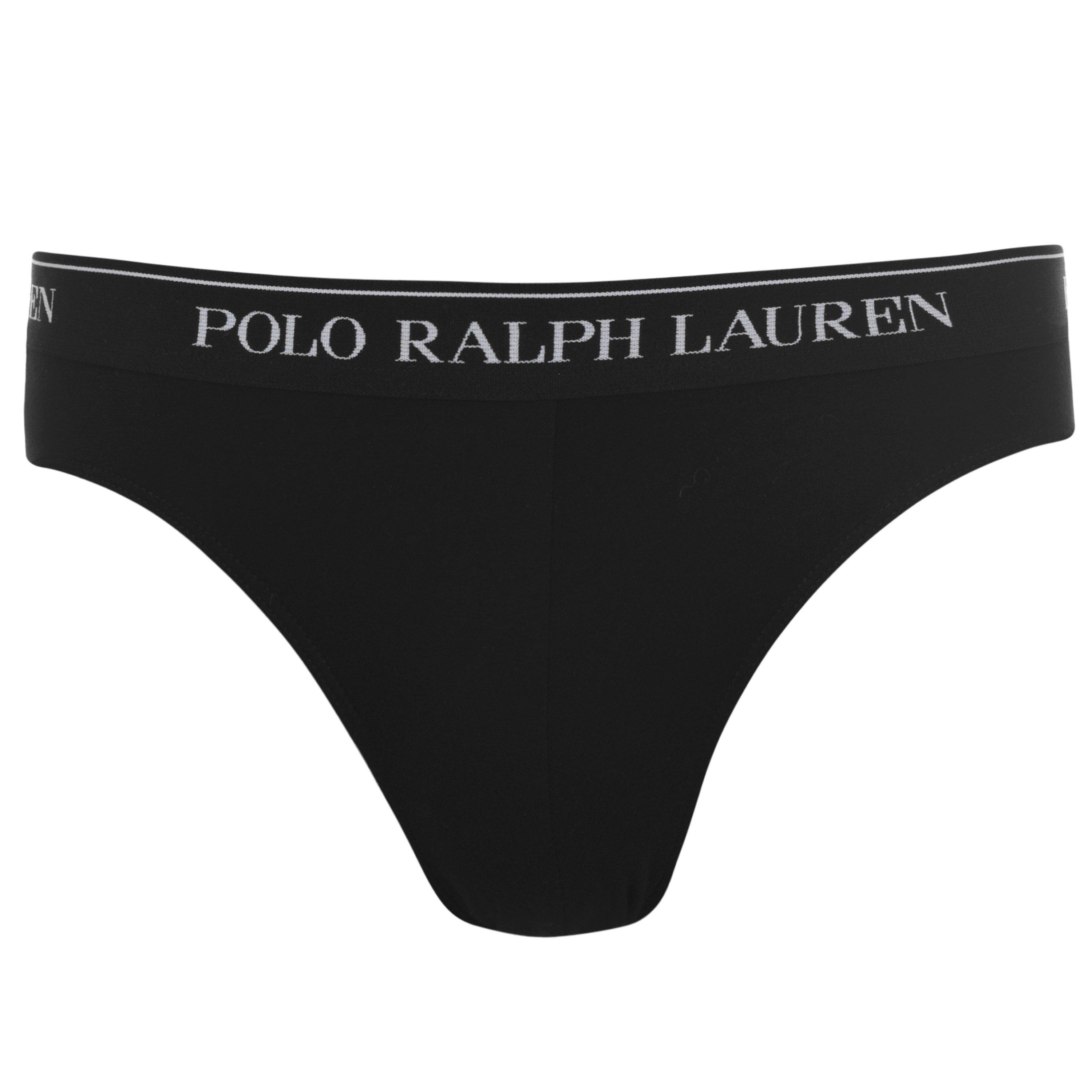 Blk/Wht/Grey - Polo Ralph Lauren - Men's Cotton 3-Pack Boxer Briefs - 8