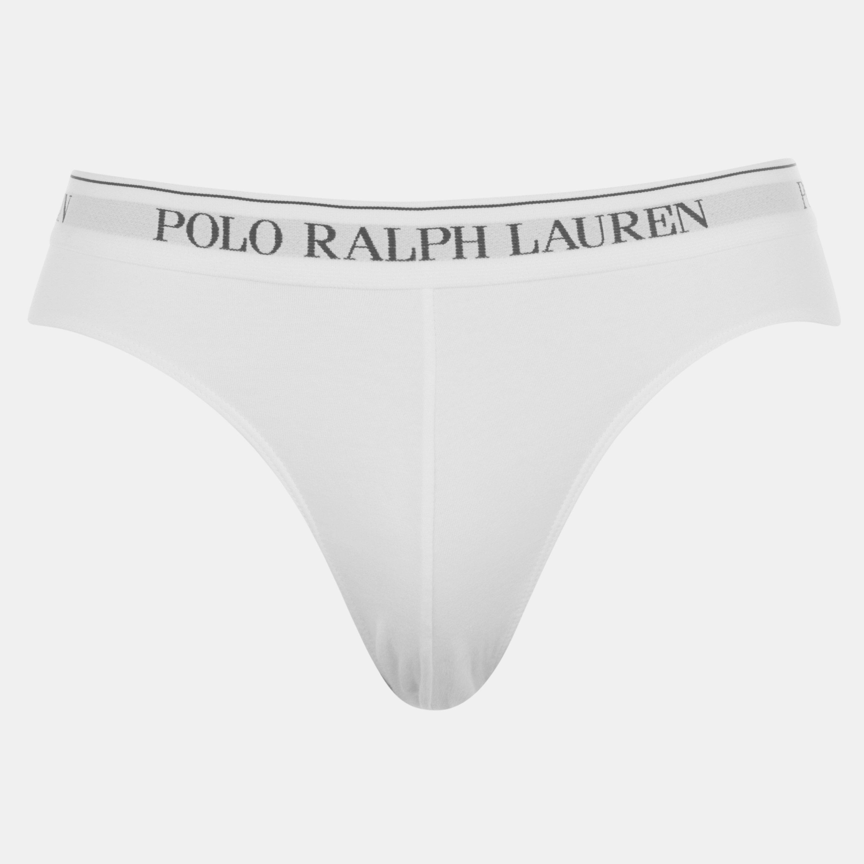 Blk/Wht/Grey - Polo Ralph Lauren - Men's Cotton 3-Pack Boxer Briefs - 7